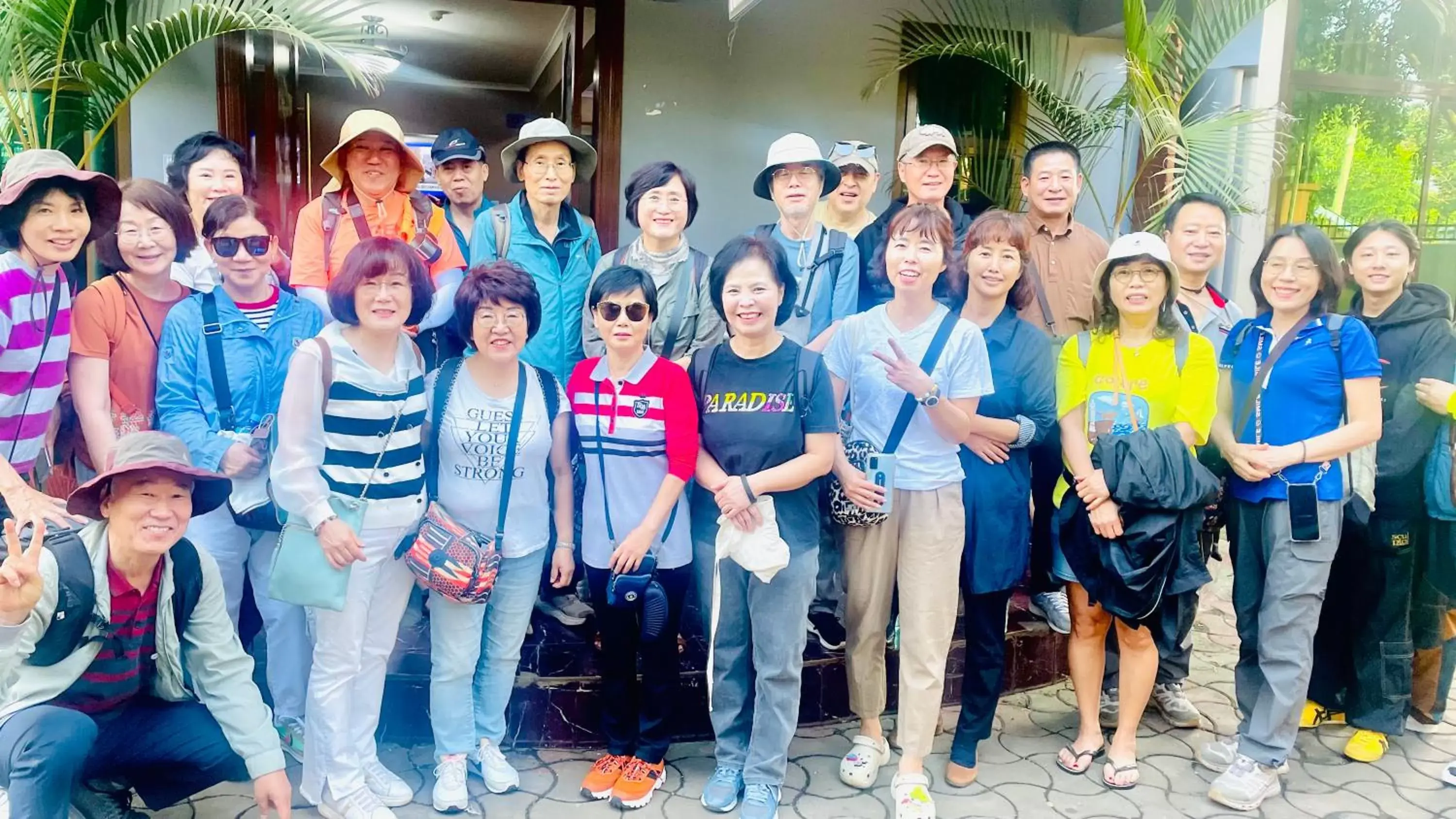 group of guests in Green Mountain Hotel