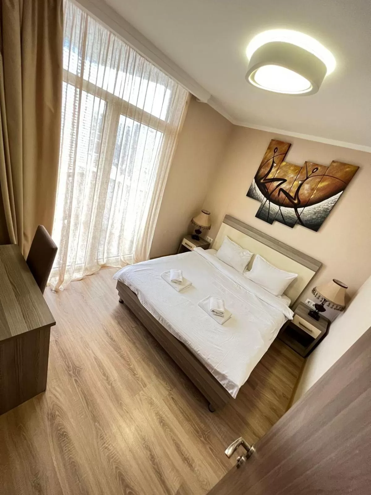 Bed in Aparthotel Holiday Lux Batumi