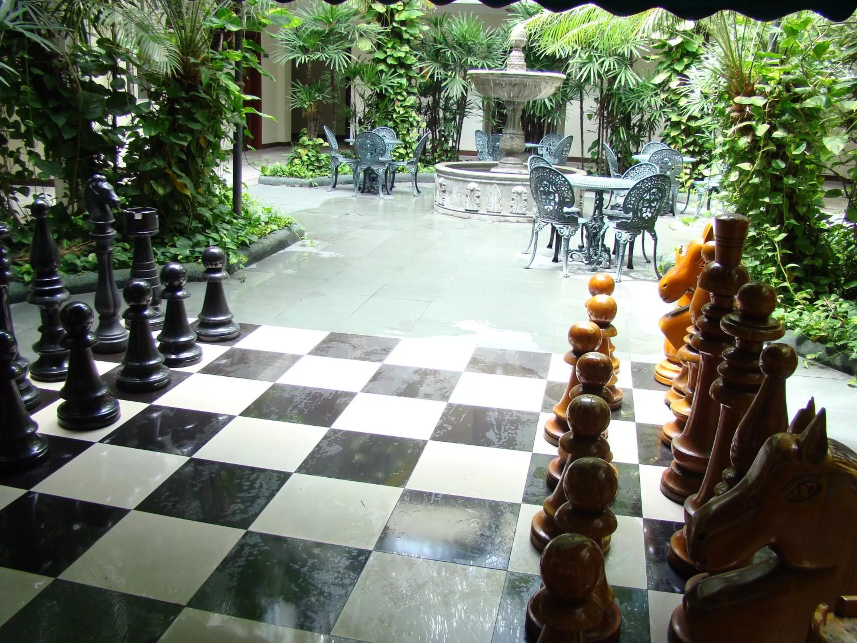 Garden in Hotel San Fernando Real