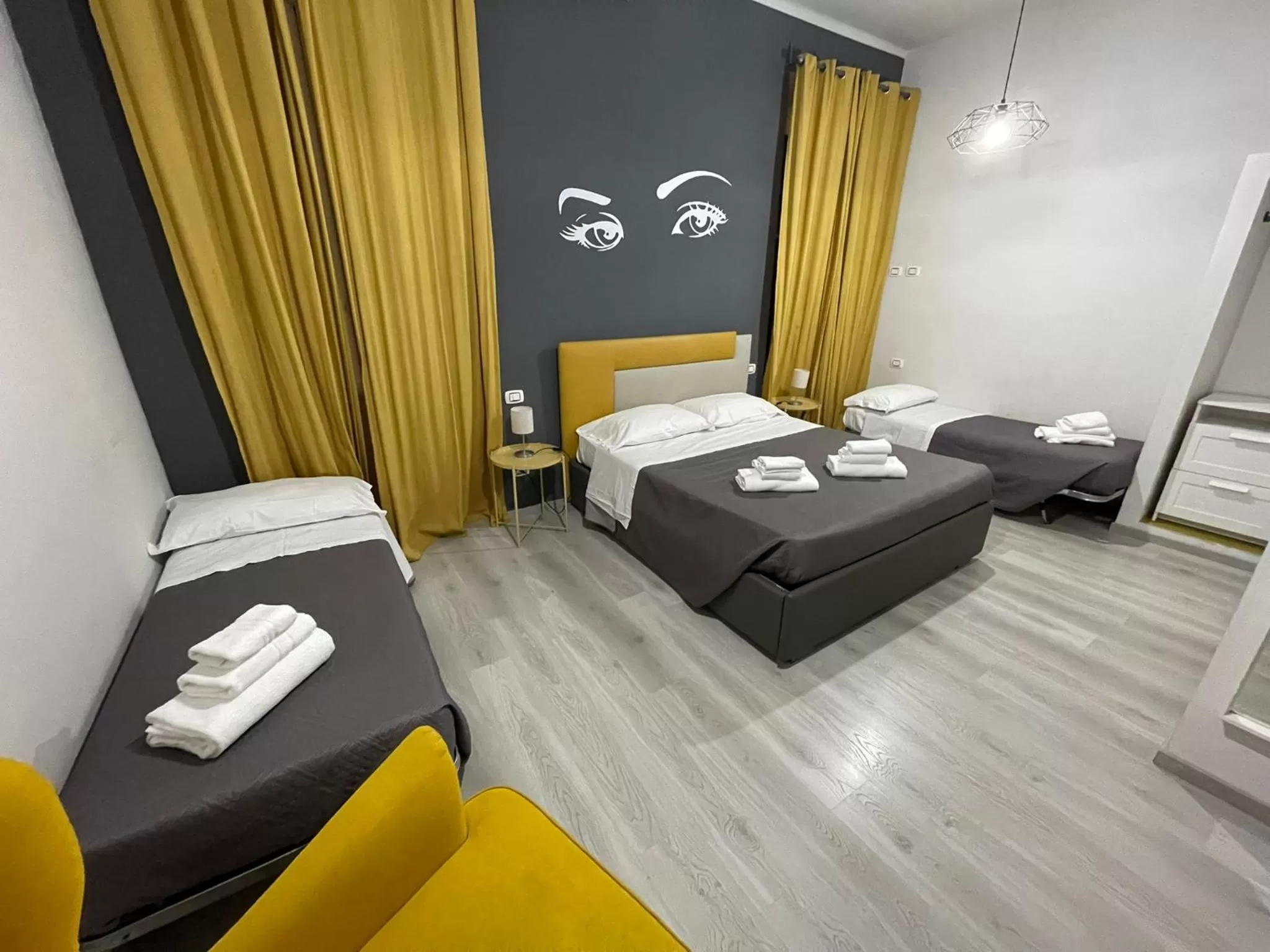 Photo of the whole room, Bed in Sensation House