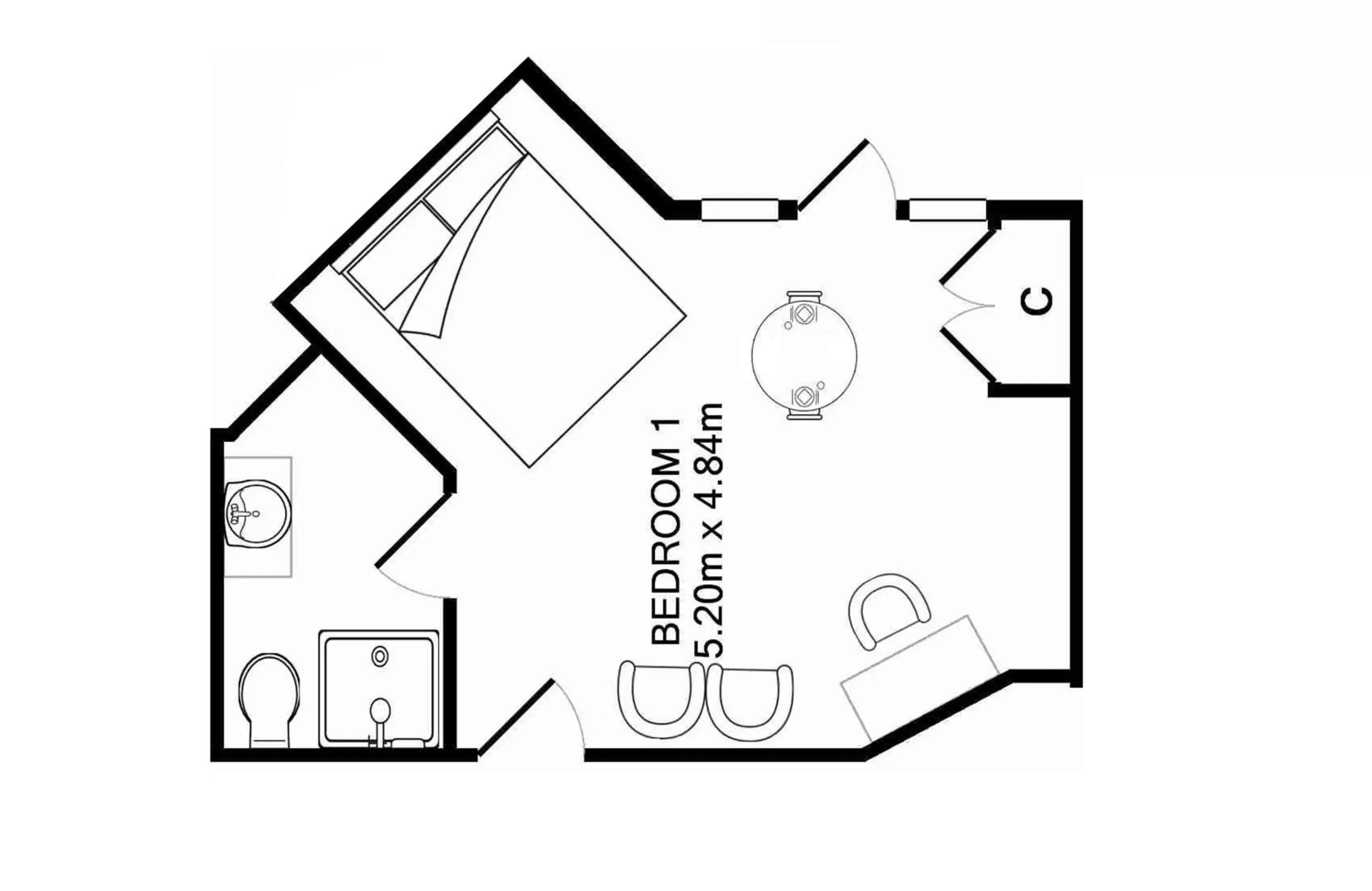 Floor Plan in Oasis Inn Ulladulla