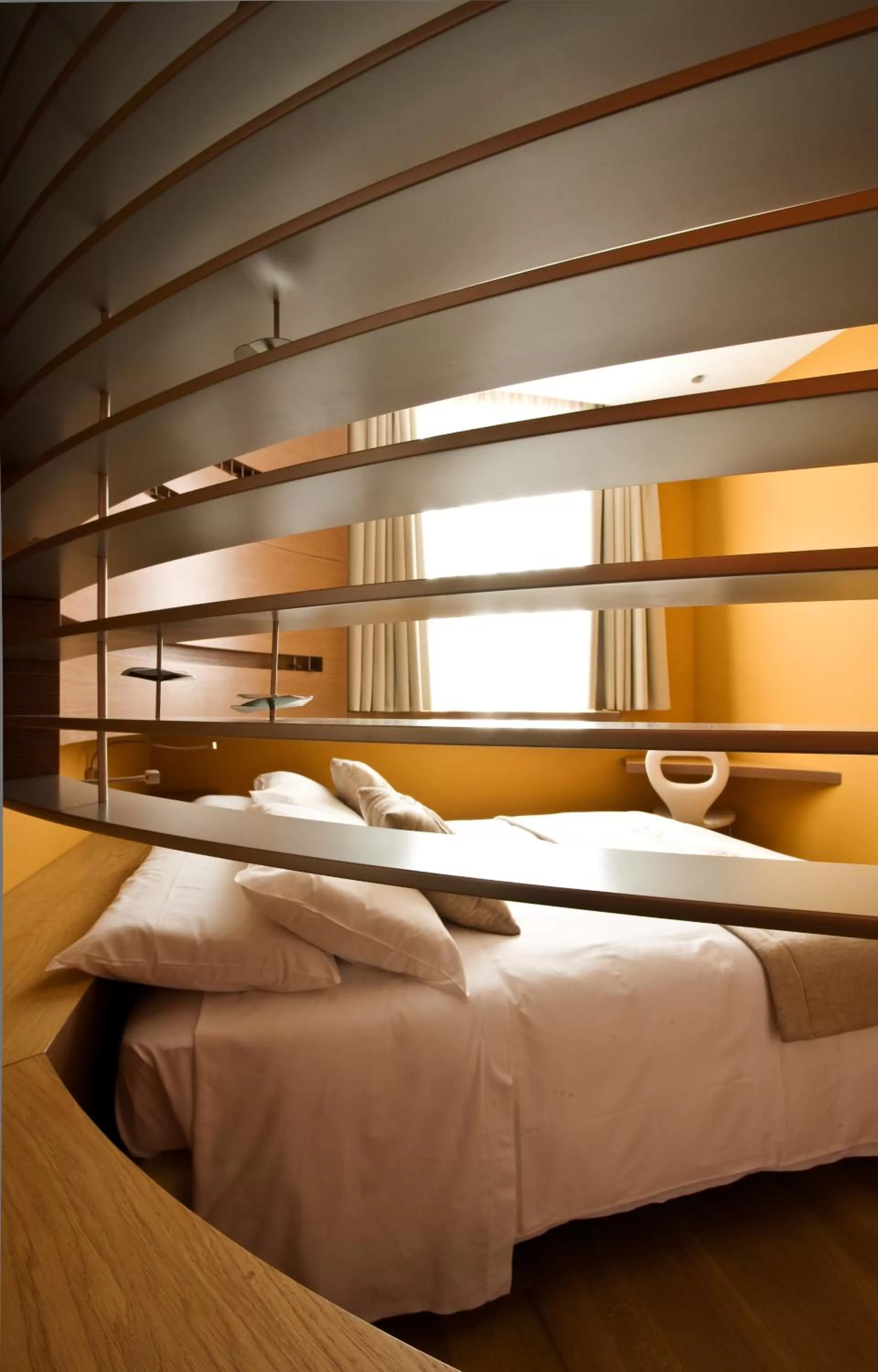 Decorative detail, Bed in Eos Hotel