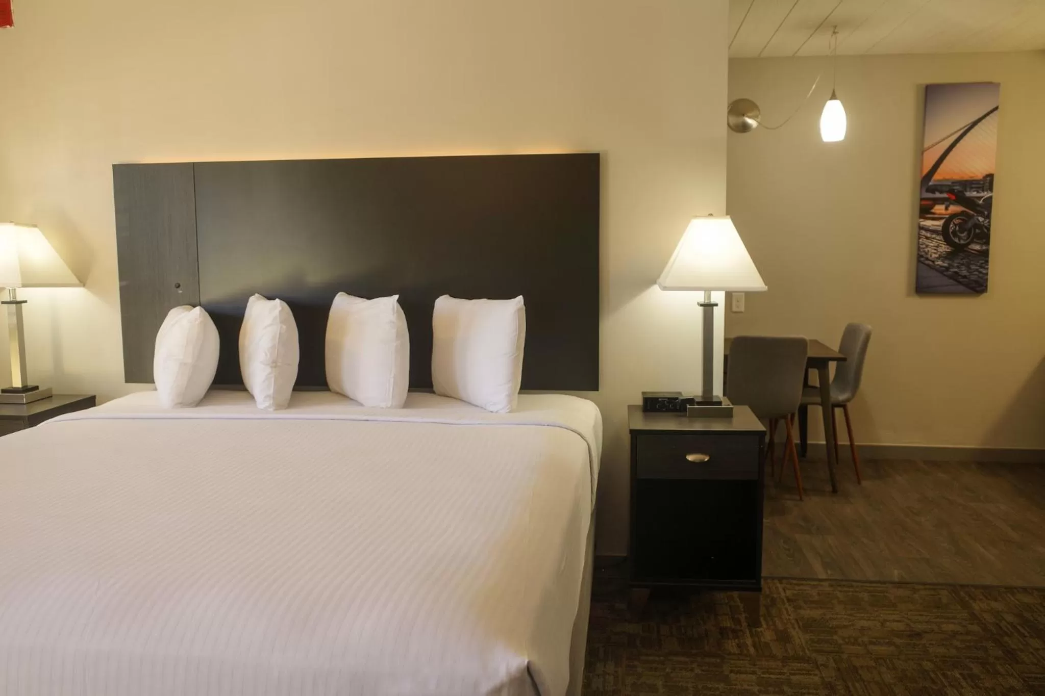 Bed in Americana Modern Hotel