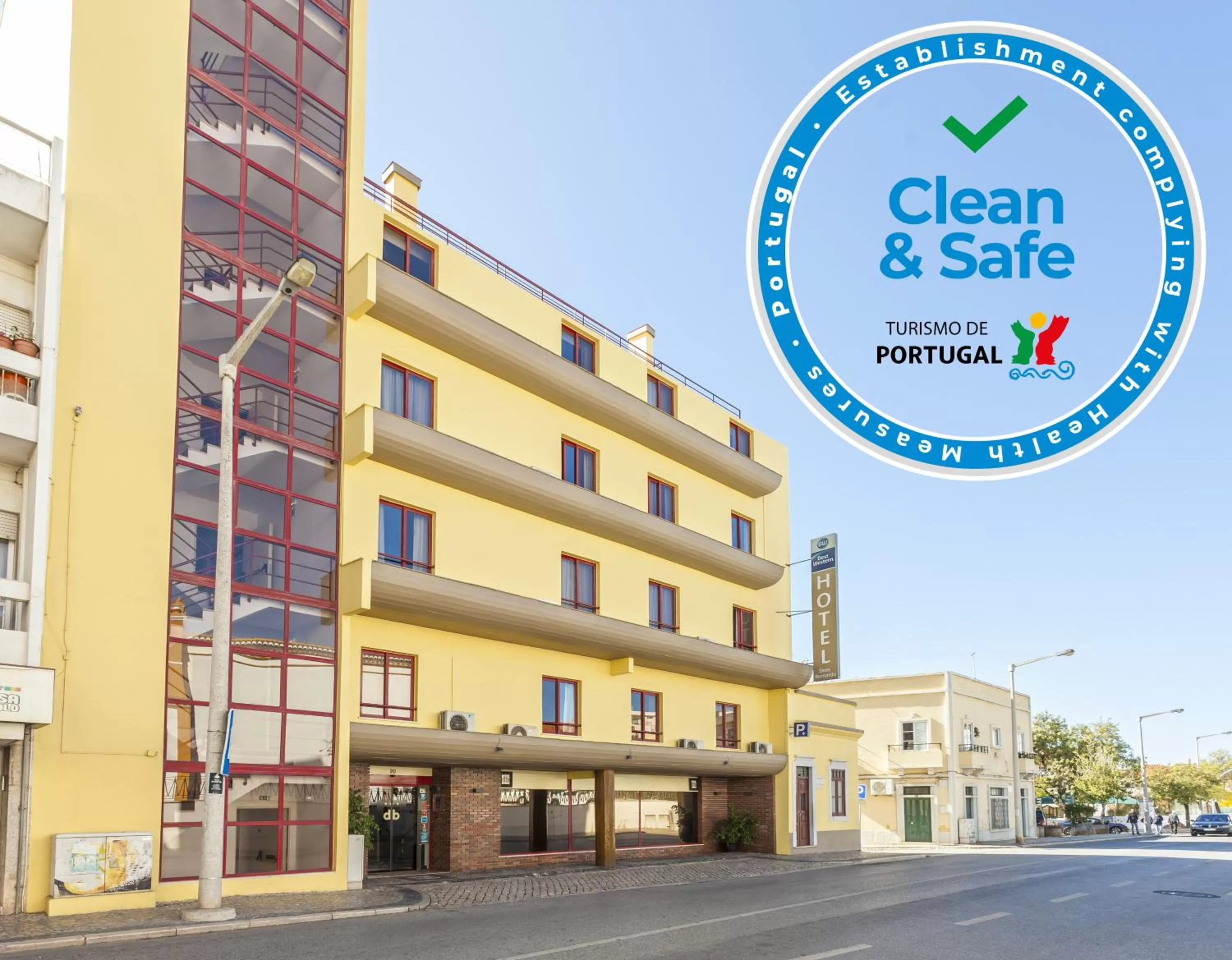 Property building in Best Western Hotel Dom Bernardo