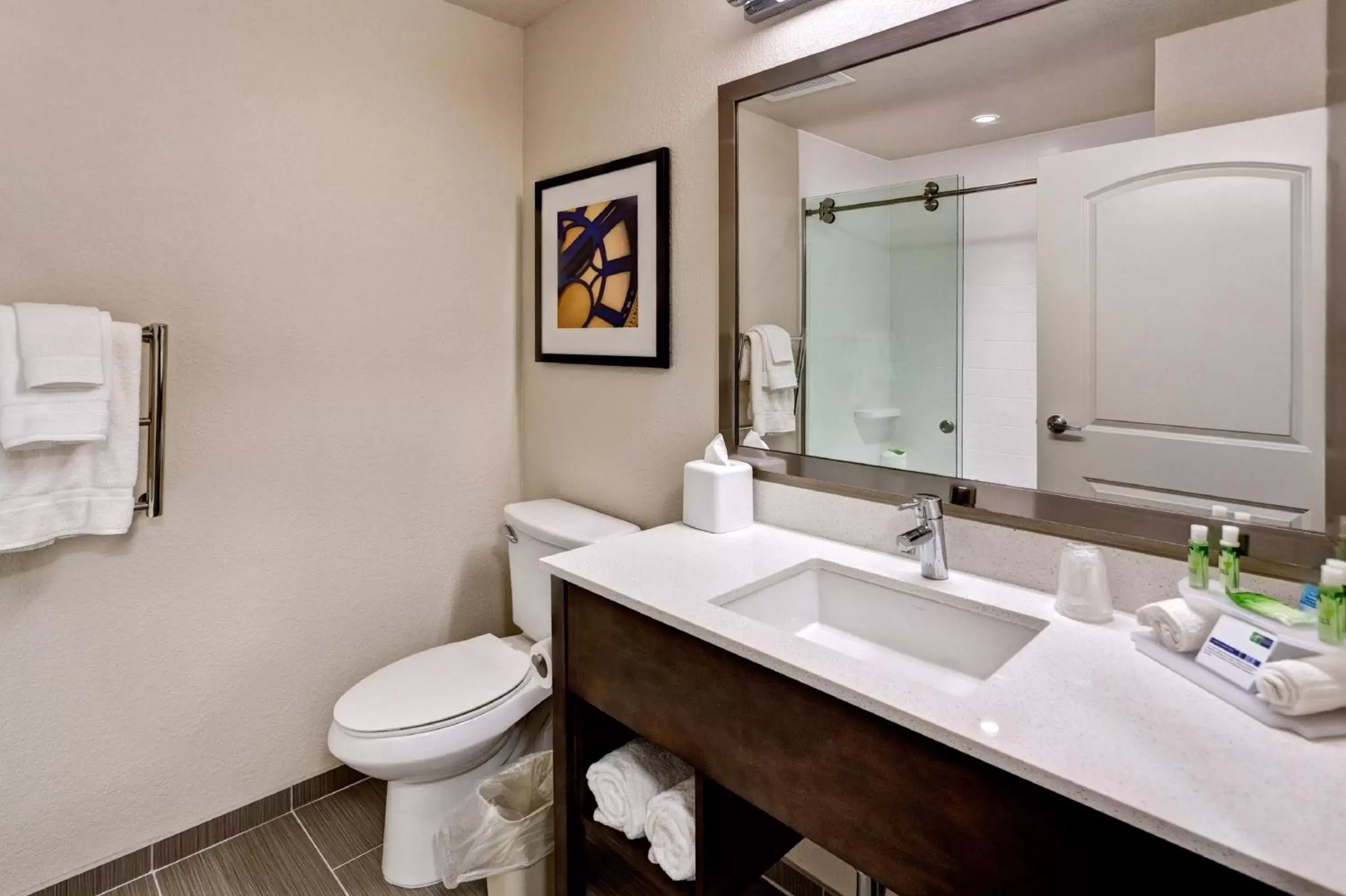 Photo of the whole room, Bathroom in Holiday Inn Express & Suites Manhattan, an IHG Hotel