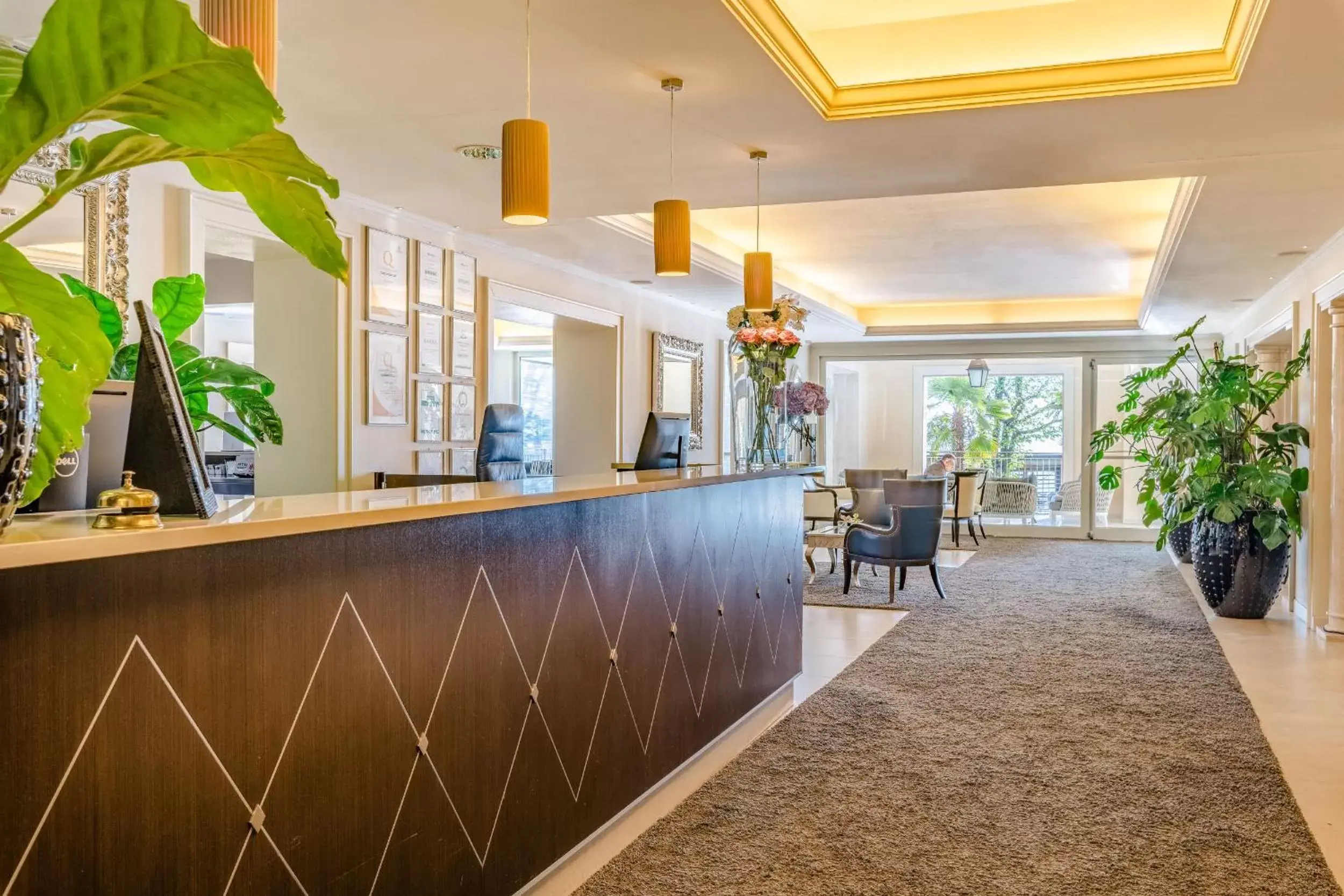 Lobby or reception, Lobby/Reception in Villa Rosa Hotel Desenzano