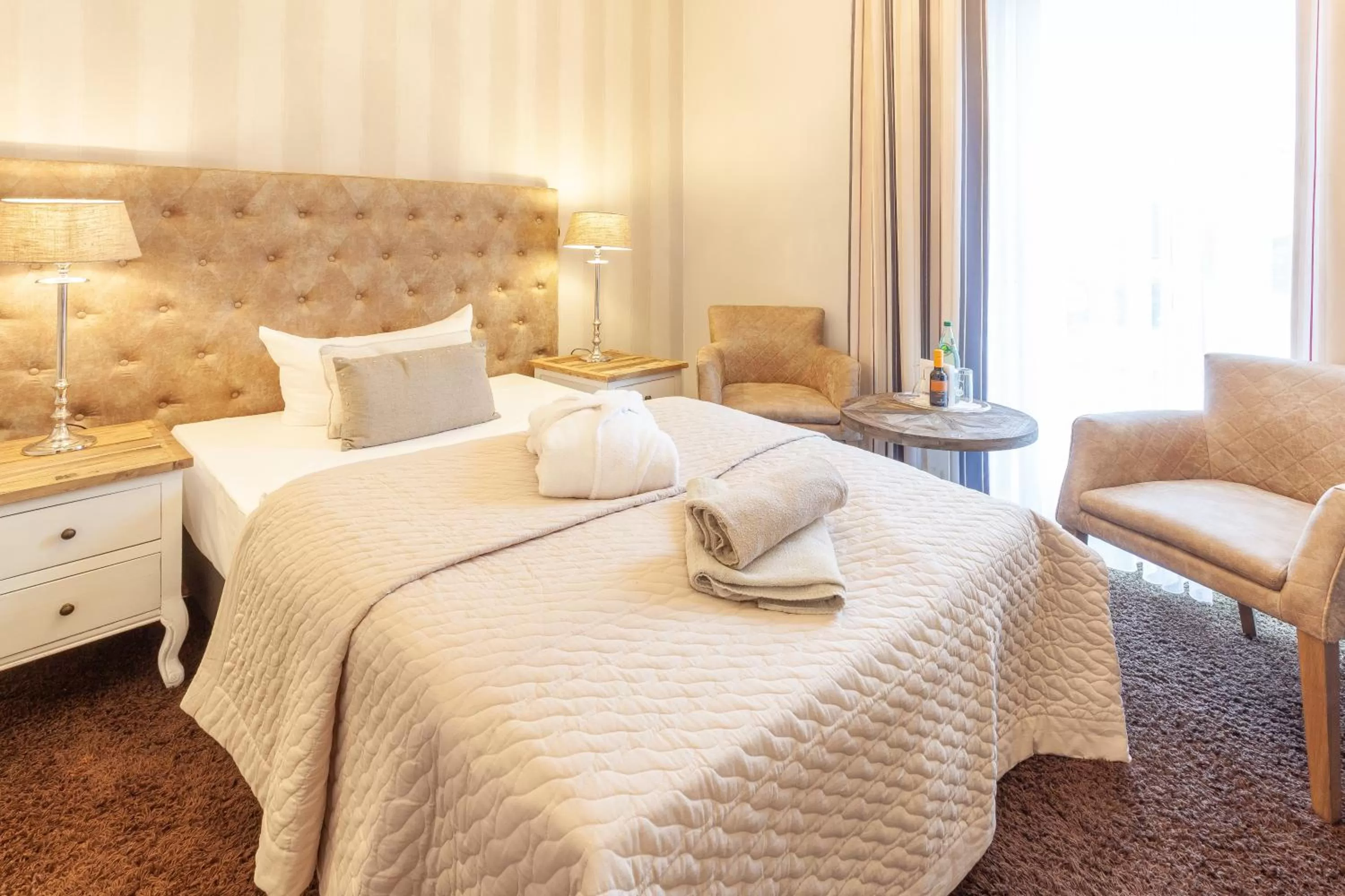 Bed in Hotel Vier Jahreszeiten Binz