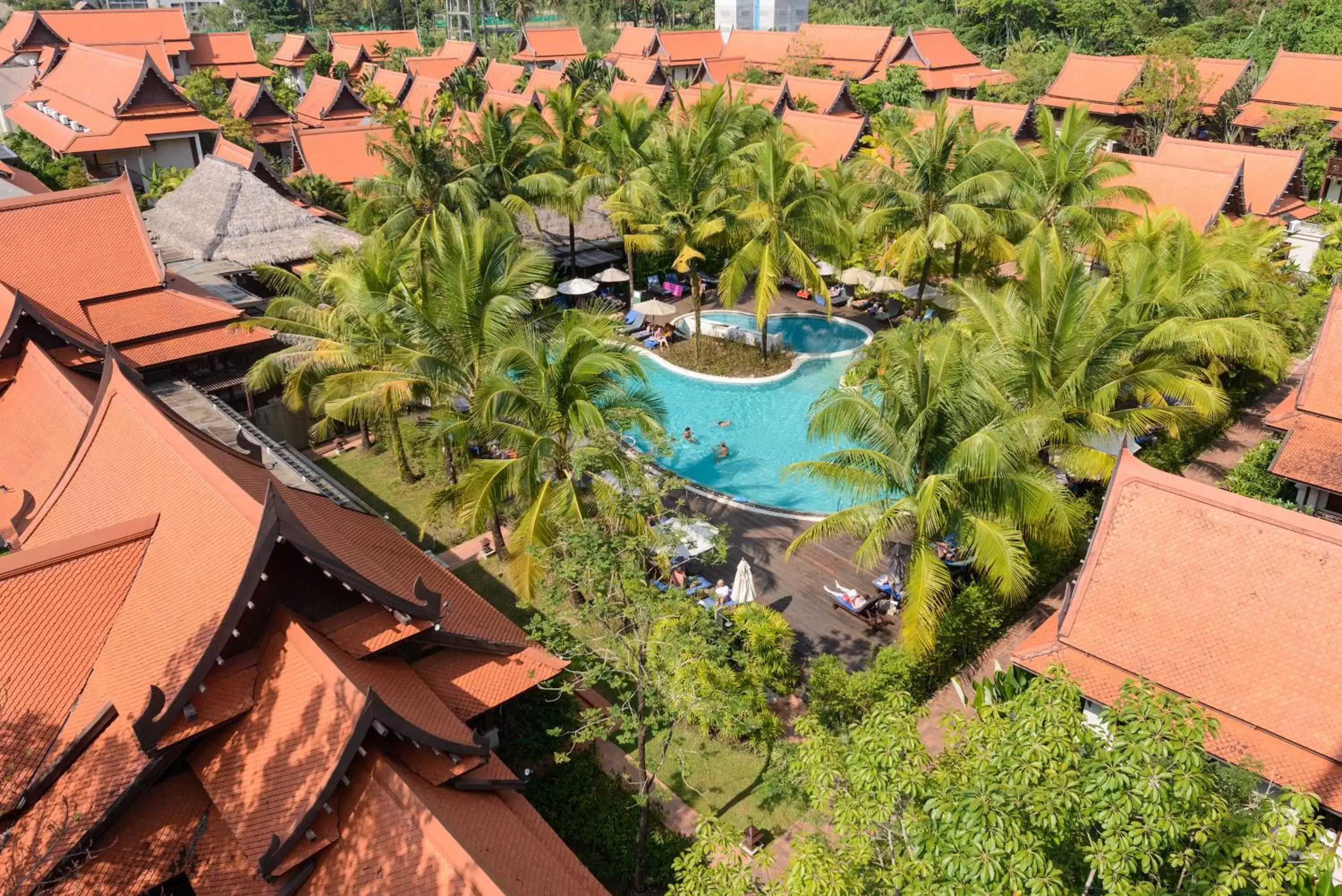 Bird's eye view in Khaolak Bhandari Resort & Spa Bird's eye view in Khaolak Bhandari Resort & Spa