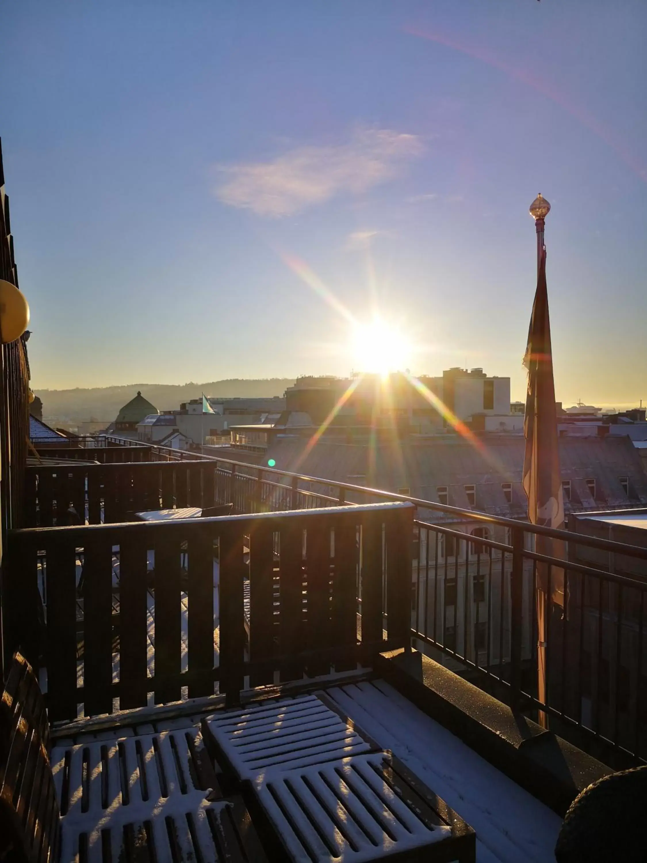 Balcony/Terrace, Sunrise/Sunset in First Hotel Millennium