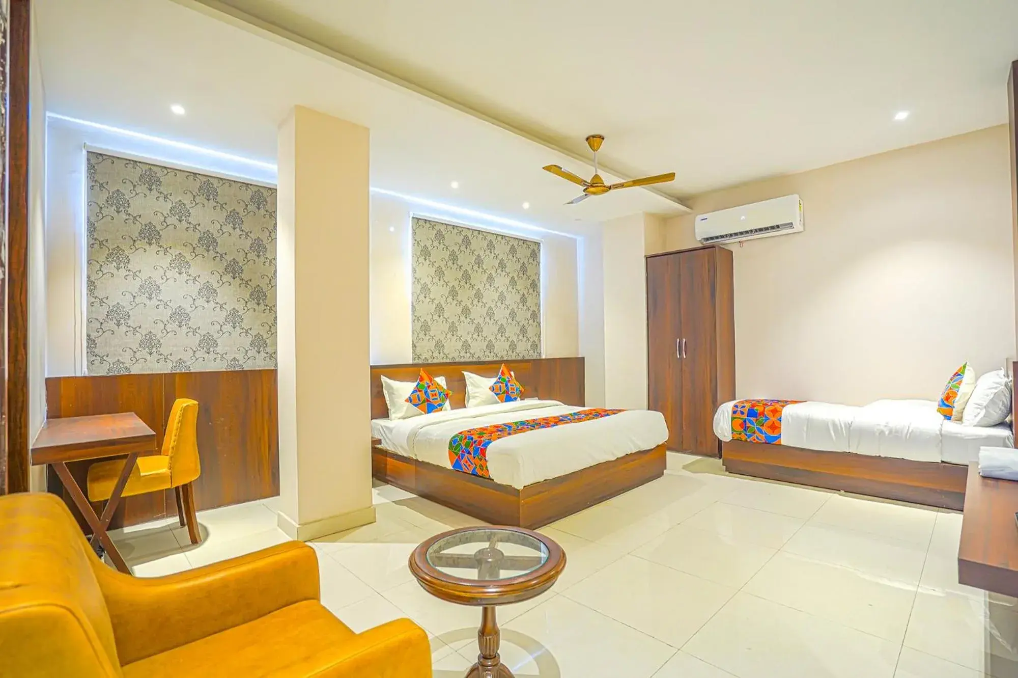 Bed in FabHotel Prime Empire Bed in FabHotel Prime Empire