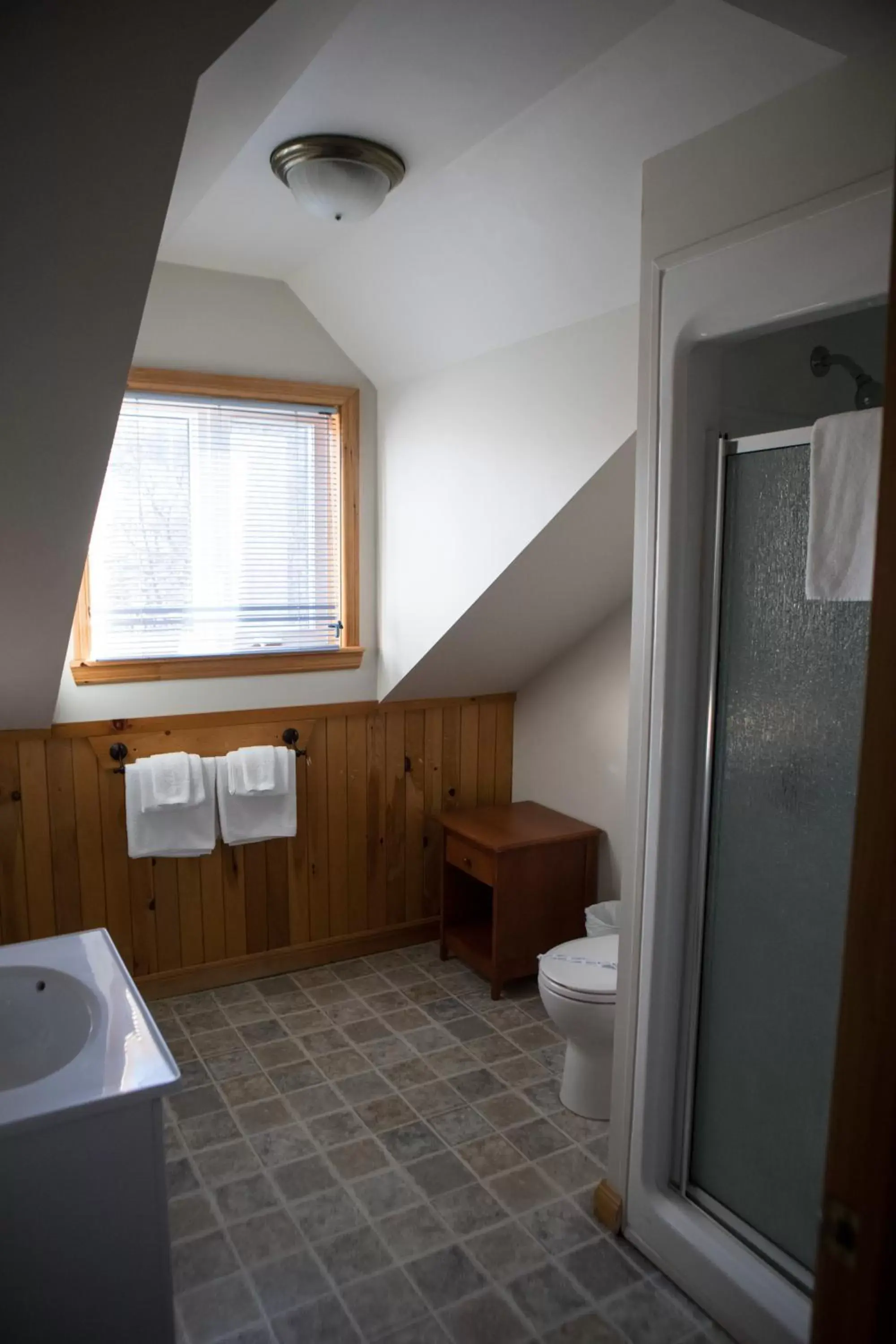 Bathroom in Le Montagnard, Auberge Hôtel & Chalets