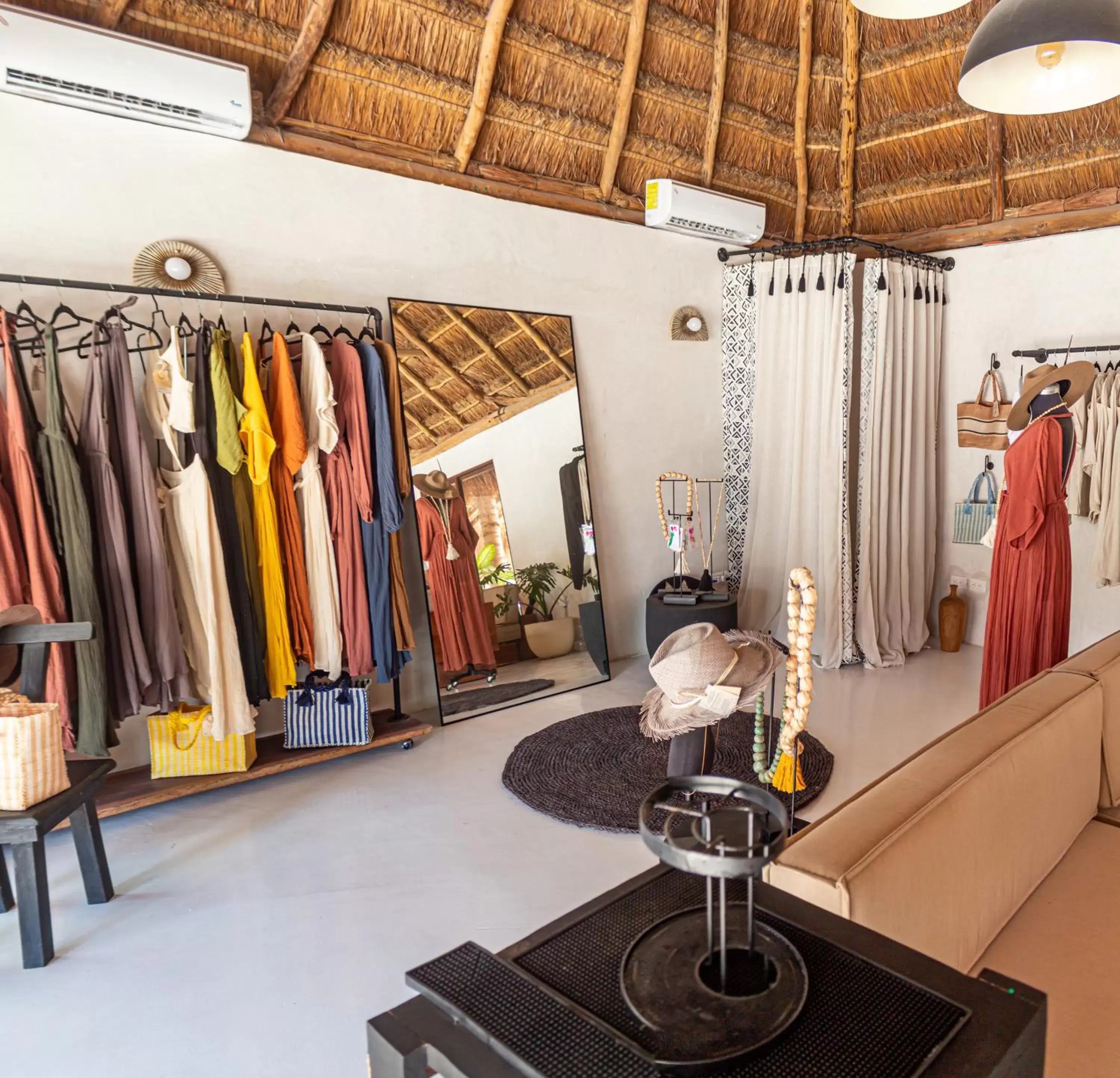 On-site shops in Dune Boutique Hotel located at the party zone