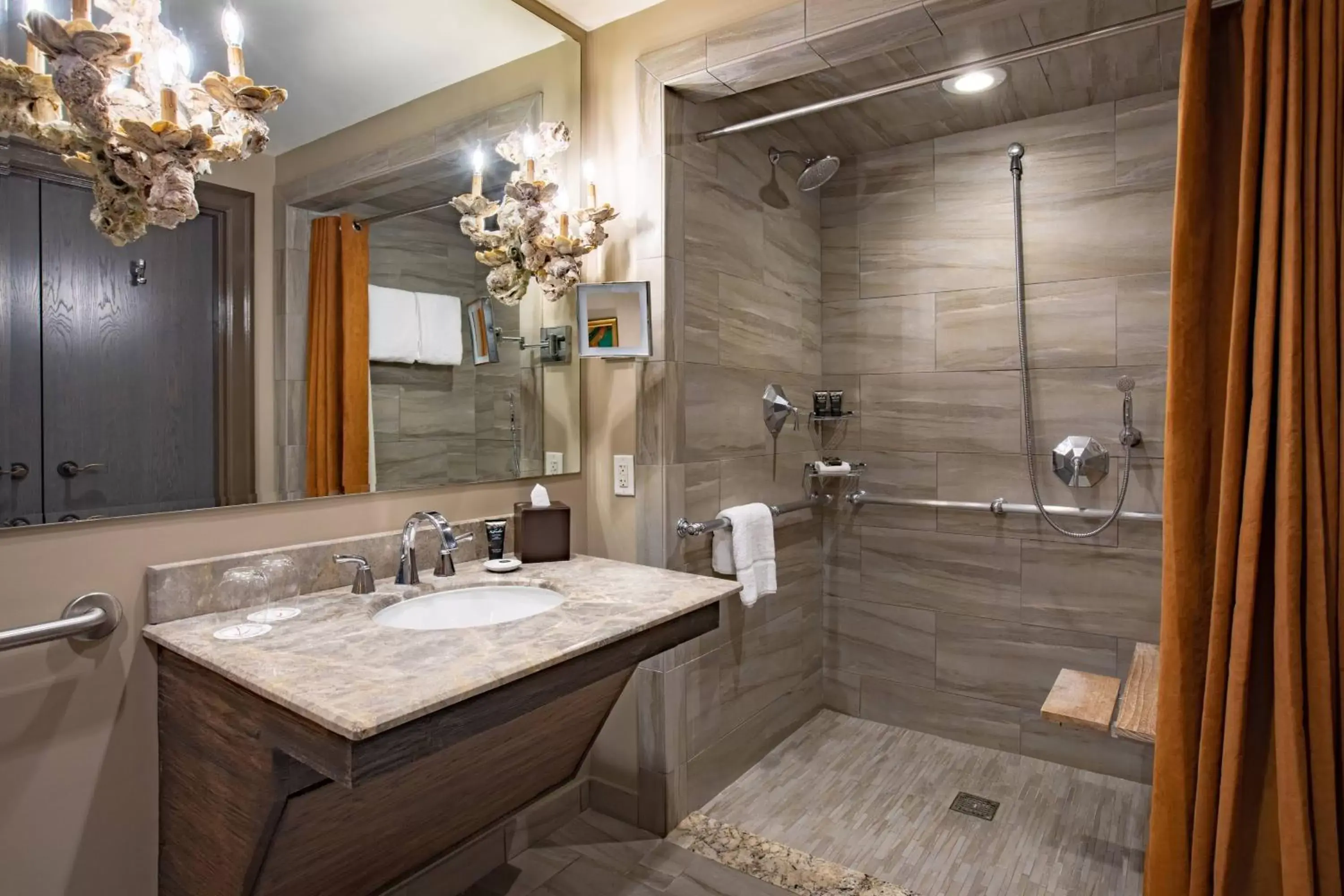 Bathroom in The Bohemian Hotel Savannah Riverfront, Autograph Collection Bathroom in The Bohemian Hotel Savannah Riverfront, Autograph Collection