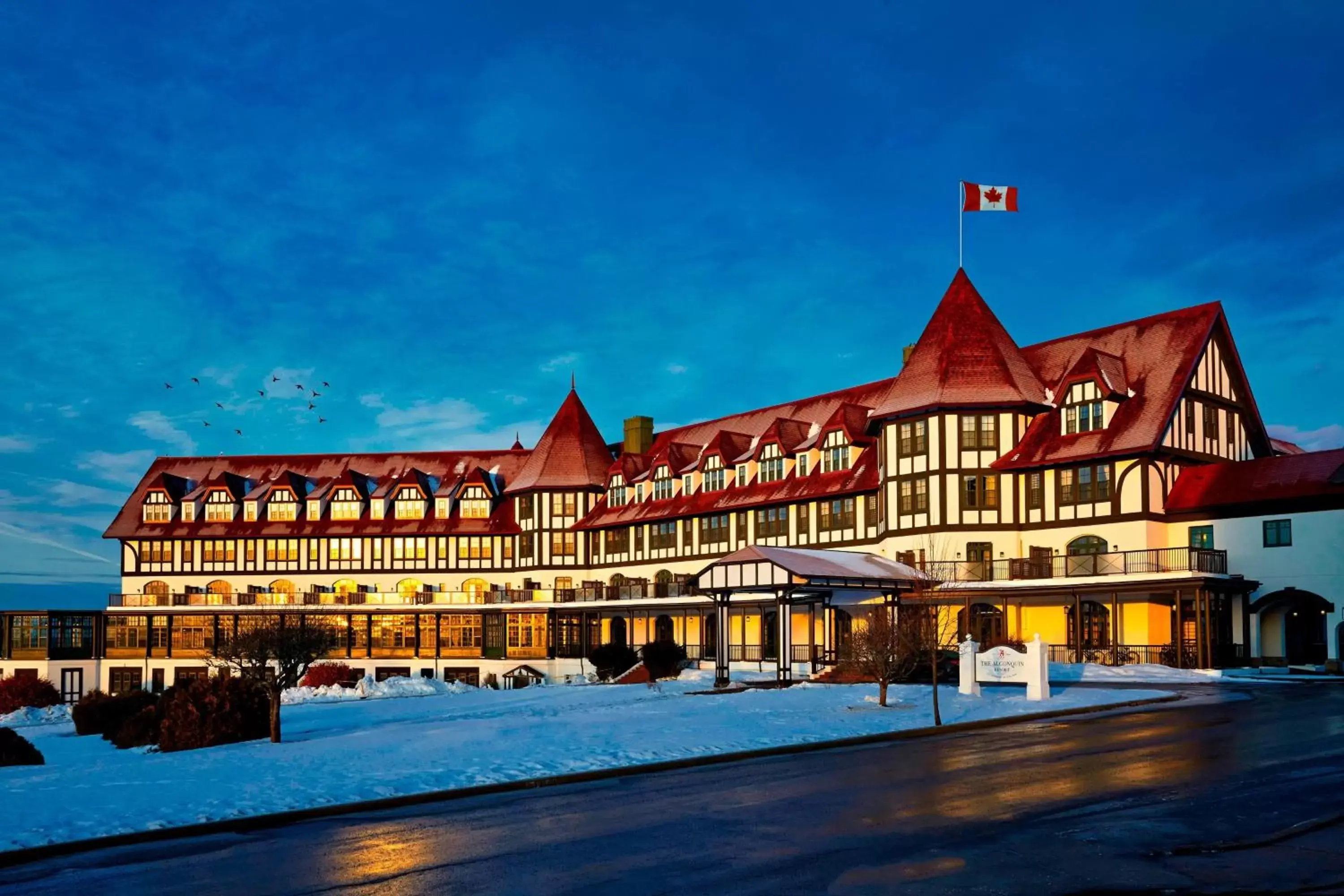 Property building, Winter in The Algonquin Resort St. Andrews by-the-Sea, Autograph Collection