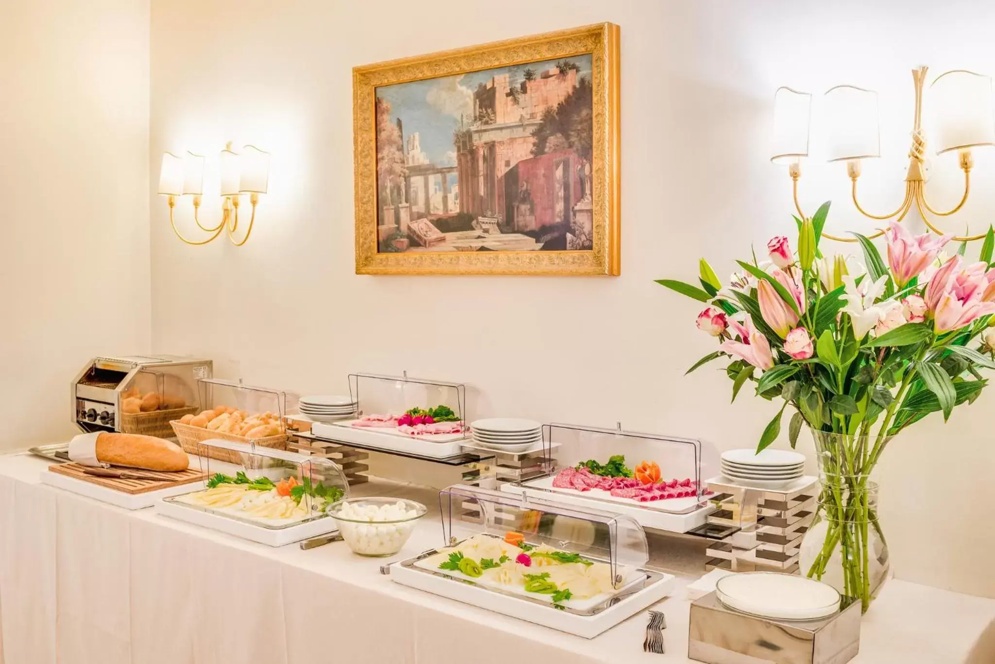 Buffet breakfast, Food in Raeli Hotel Archimede