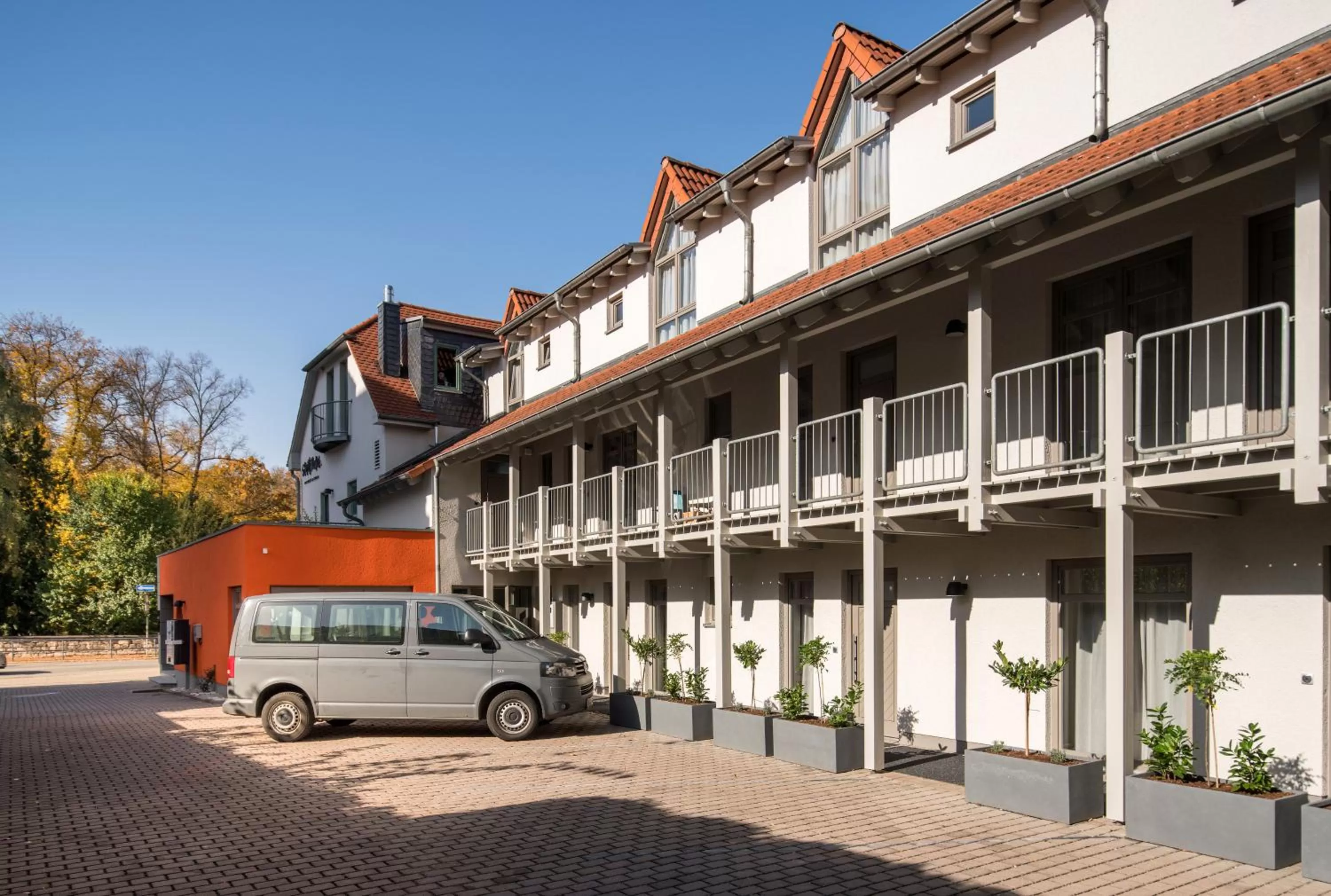 Property building in stattHotel Weimar