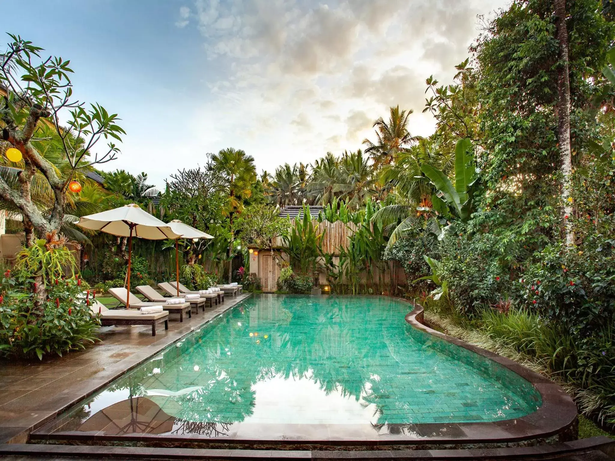 Swimming pool in The Kalyana Ubud Resort Swimming pool in The Kalyana Ubud Resort
