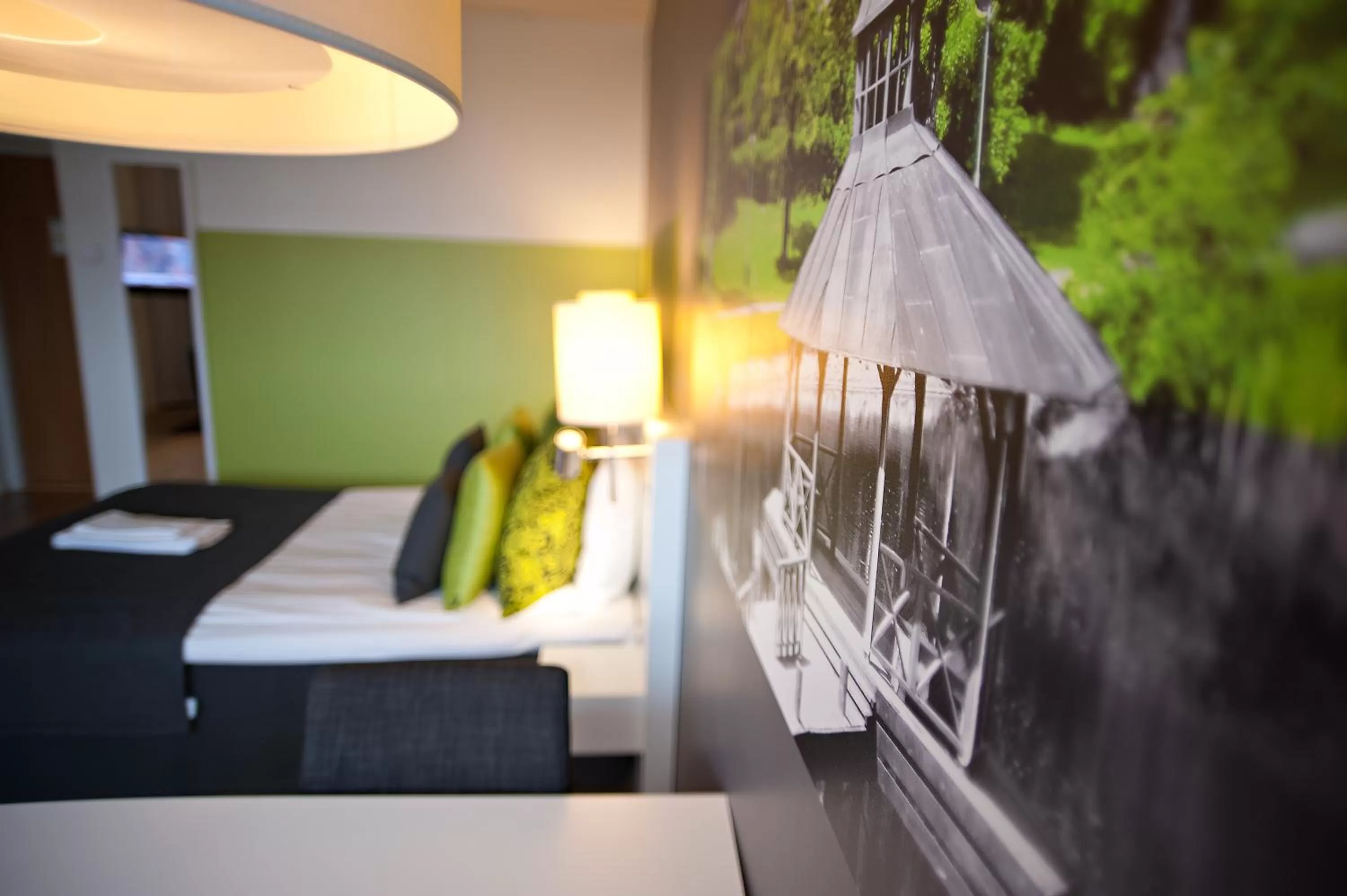 Decorative detail, Bed in Sky Hotel Apartments Tornet