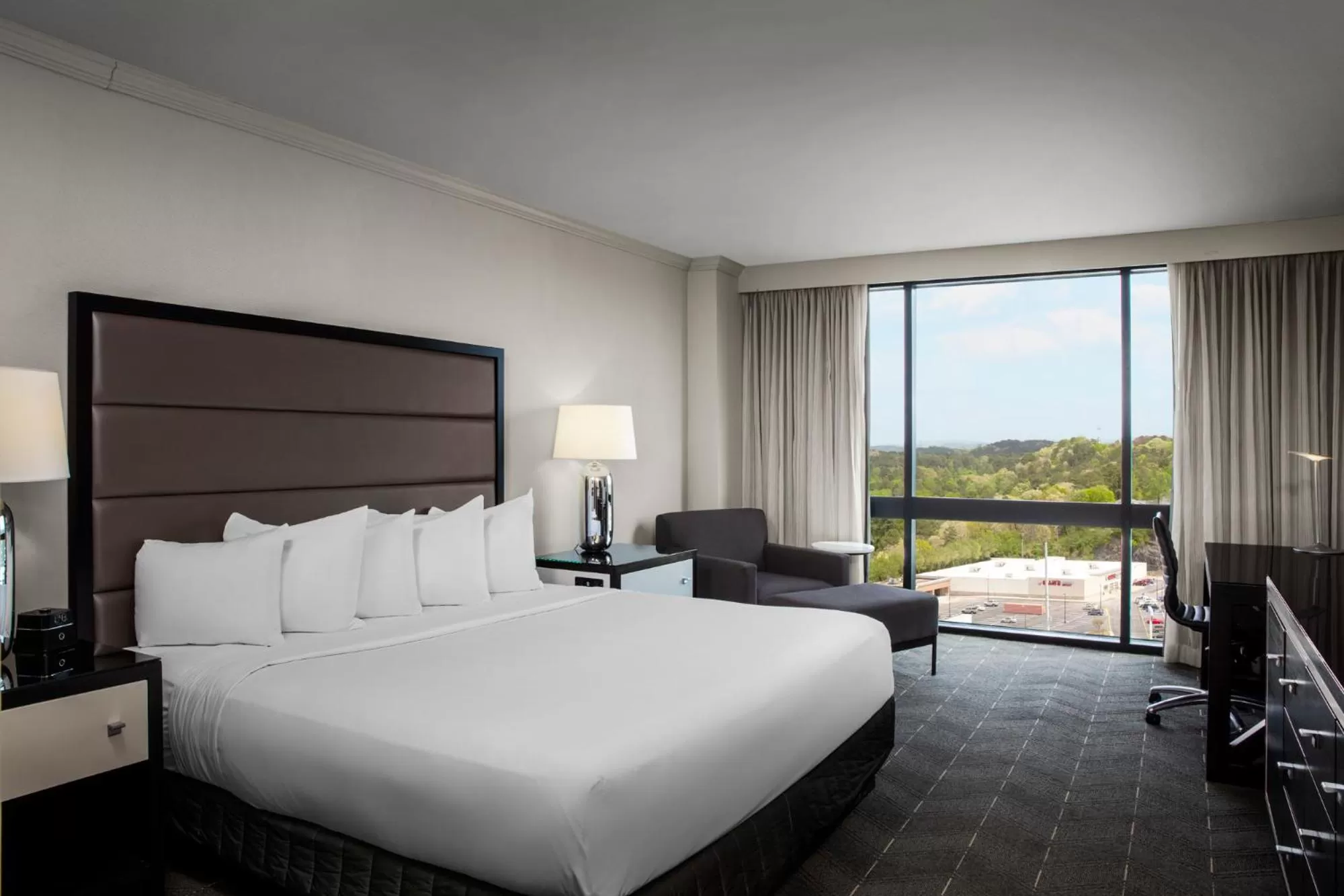 View (from property/room), Bed in Hyatt Regency Birmingham - The Wynfrey Hotel