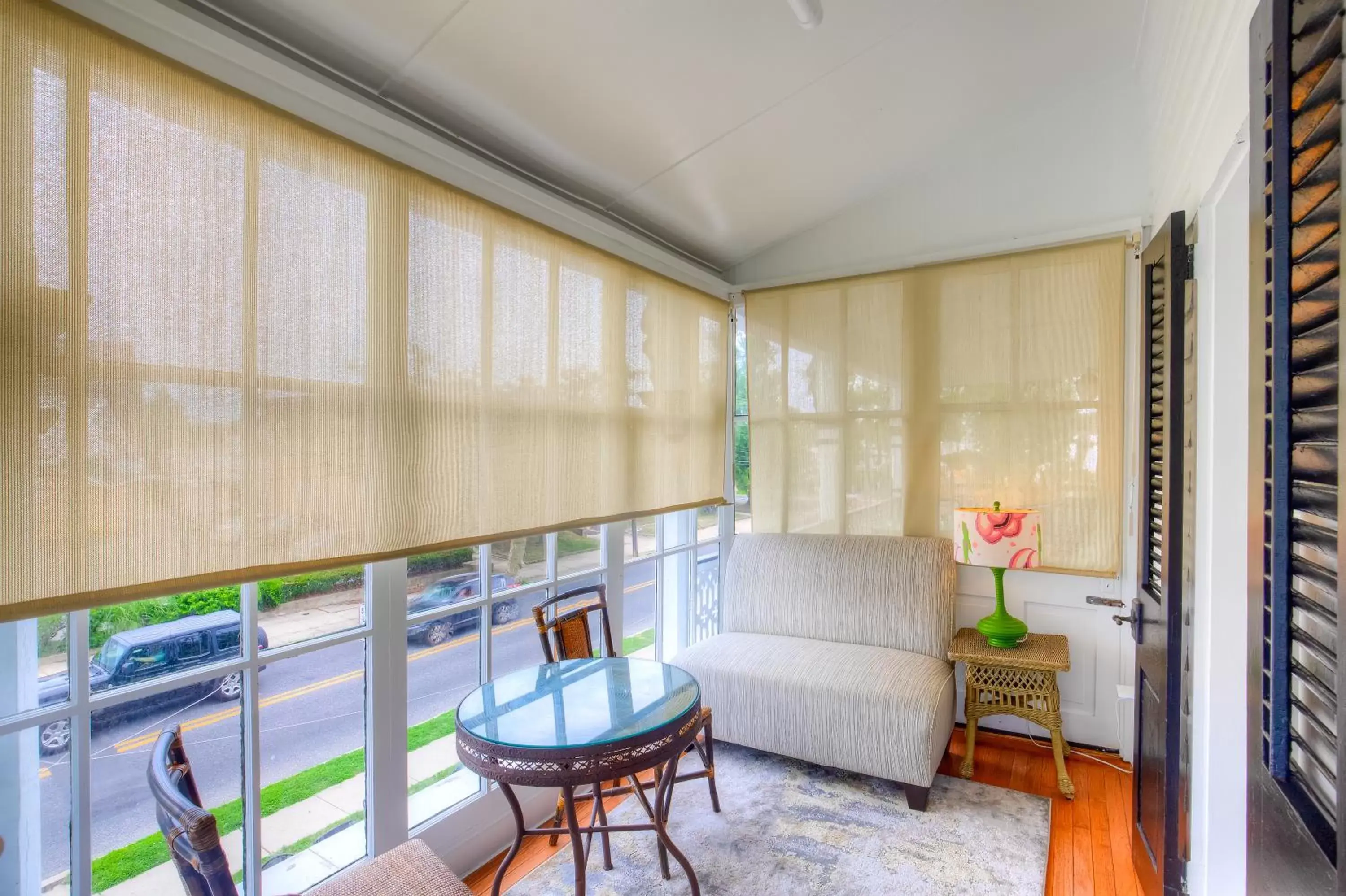 Seating area in Elaine's Cape May Boutique Hotel