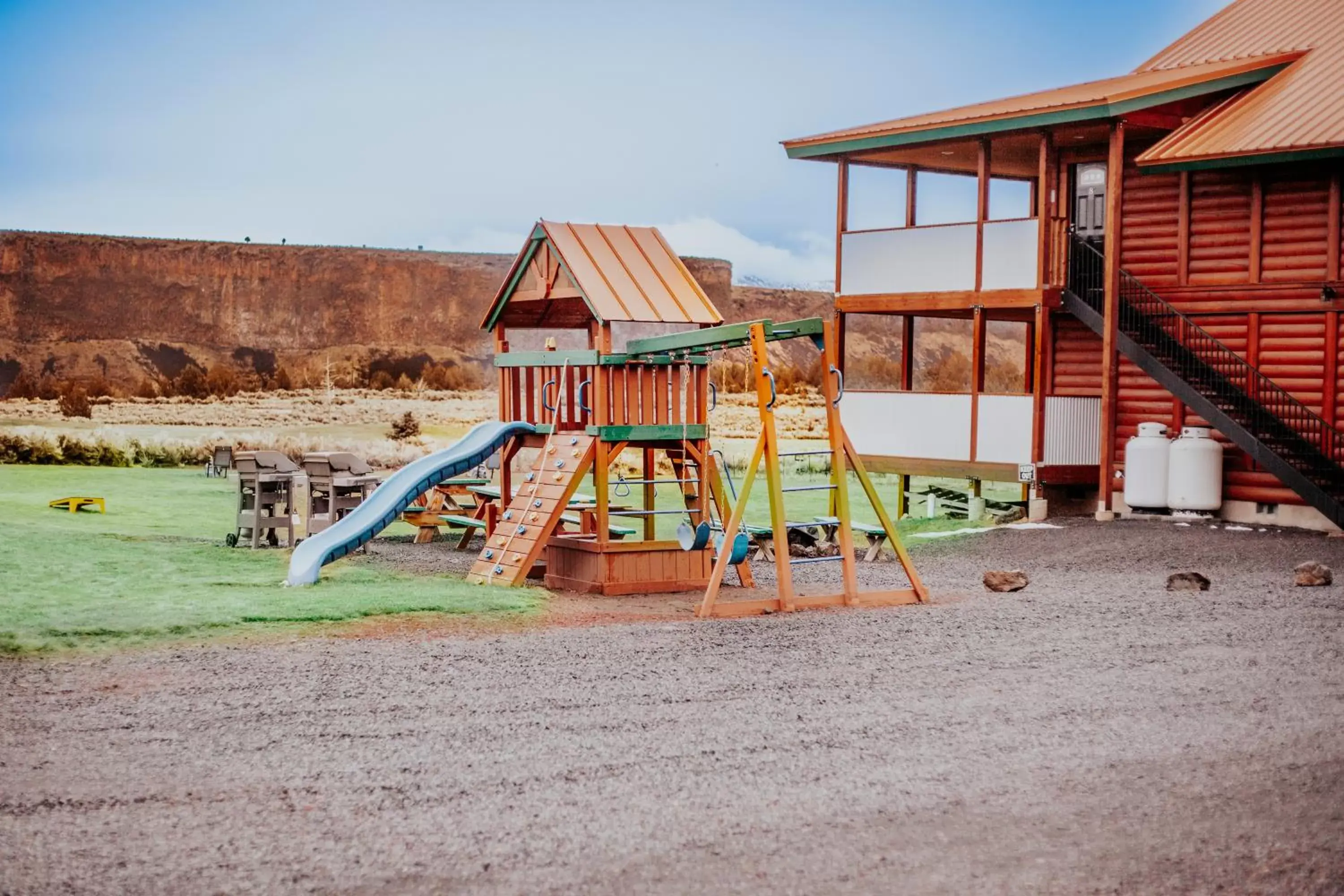 Natural landscape, Children's Play Area in Crooked River Ranch Cabins
