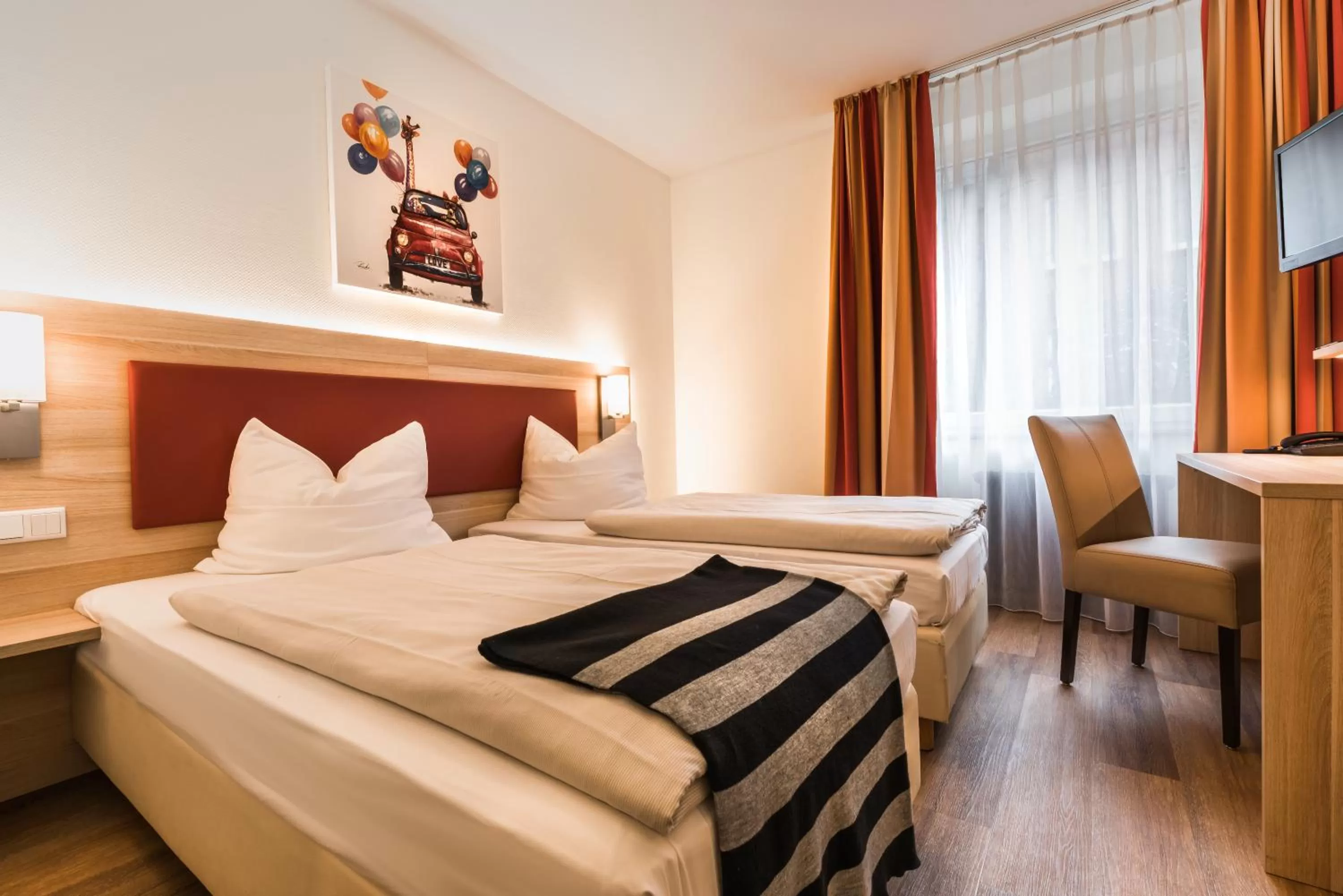 Bed in Hotel am Stadtpark