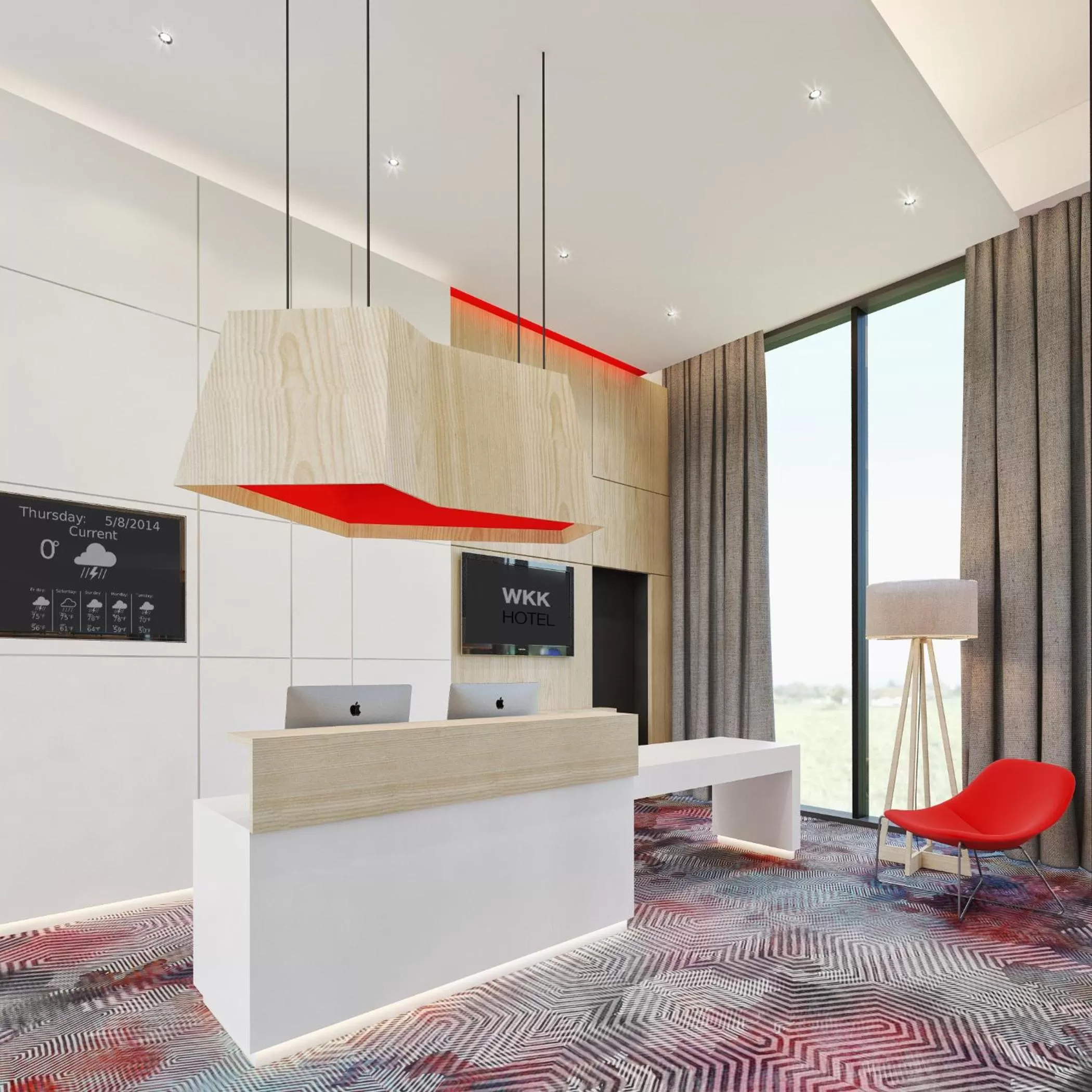 Lobby or reception in Active Hotel