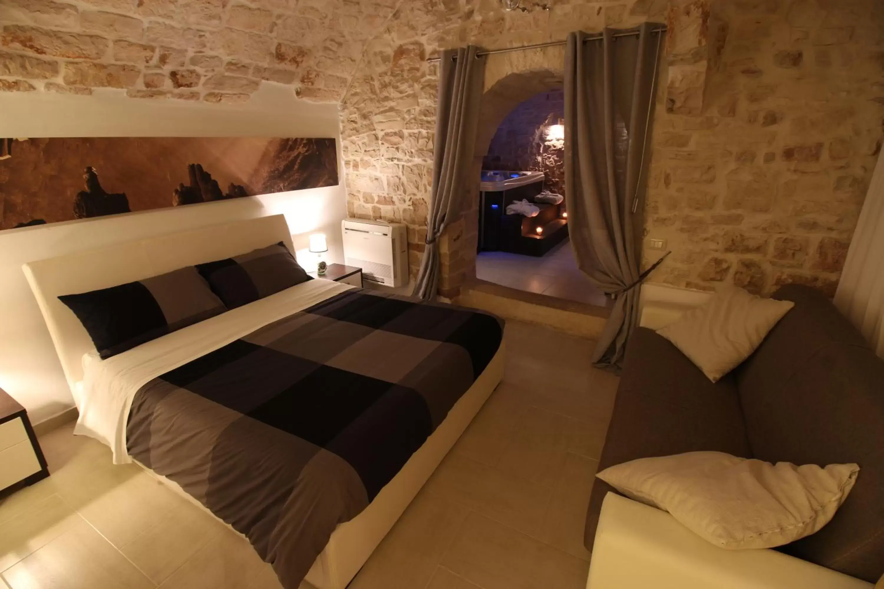 View (from property/room), Bed in Albergo Diffuso Dimora Rossi