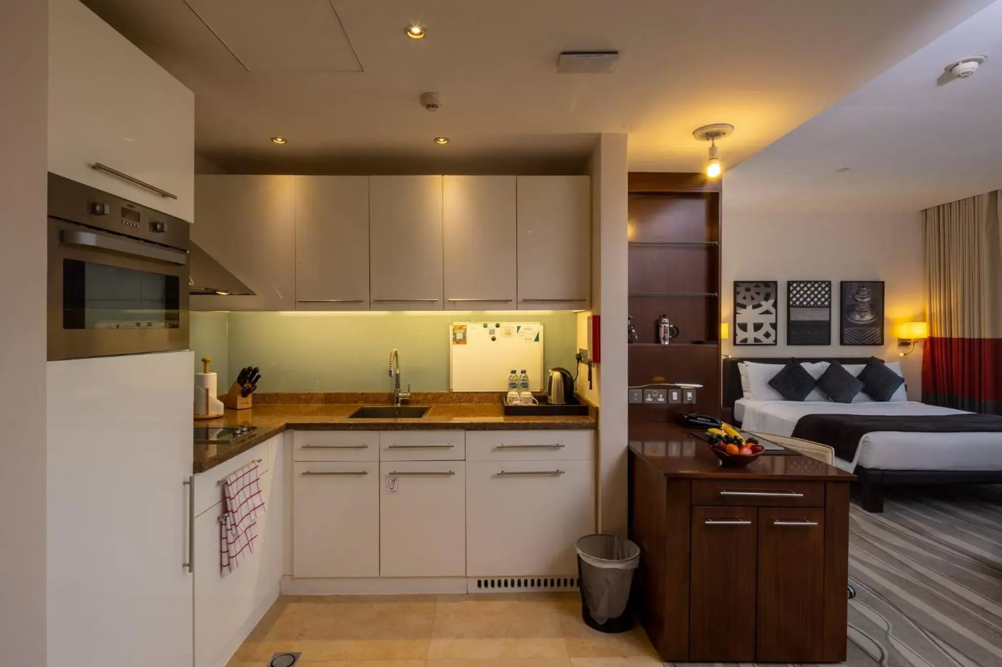 Photo of the whole room, Kitchen/Kitchenette in Staybridge Suites Yas Island Abu Dhabi, an IHG Hotel