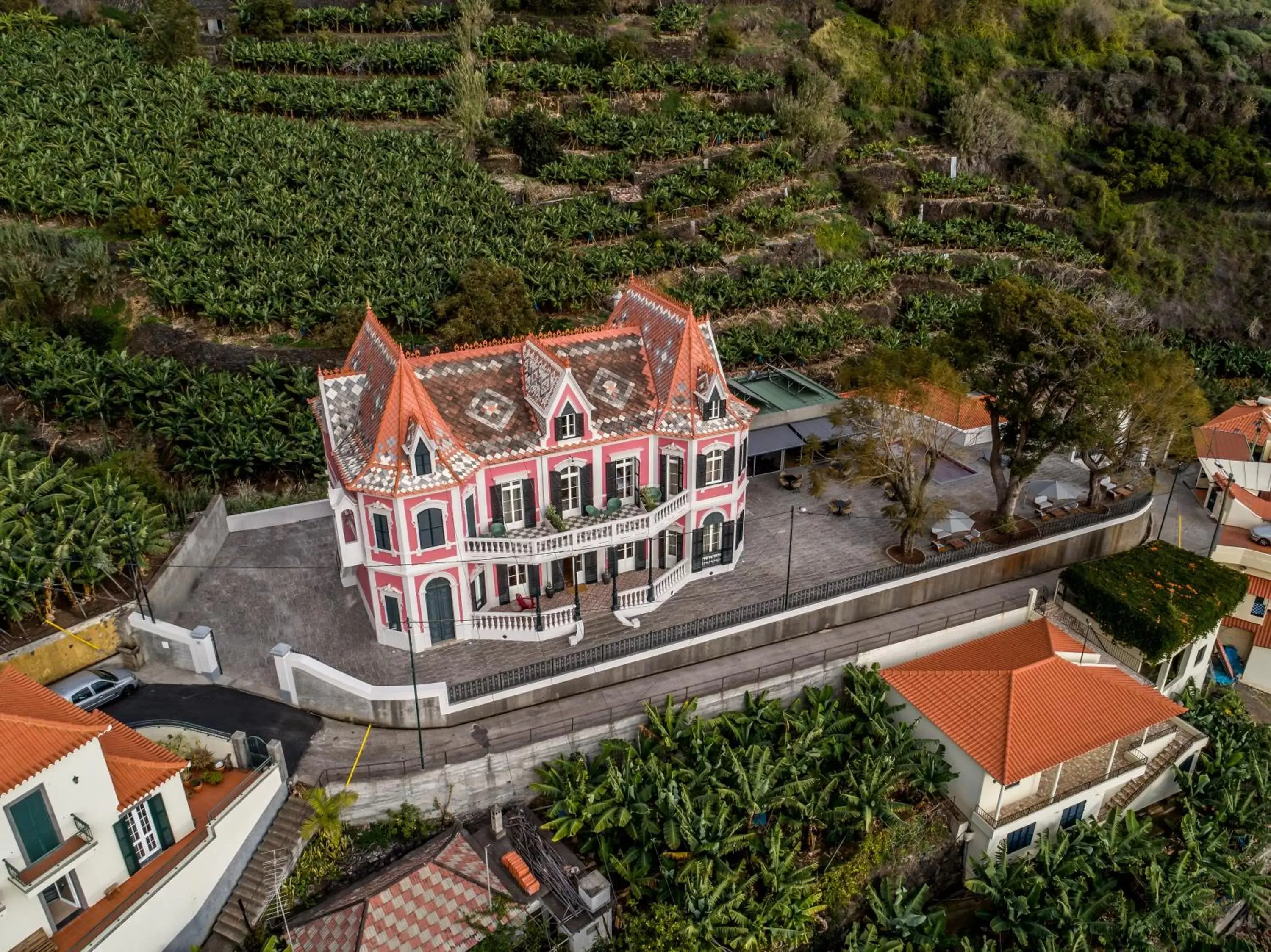 Bird's eye view, Bird's-eye View in 1905 Zino's Palace