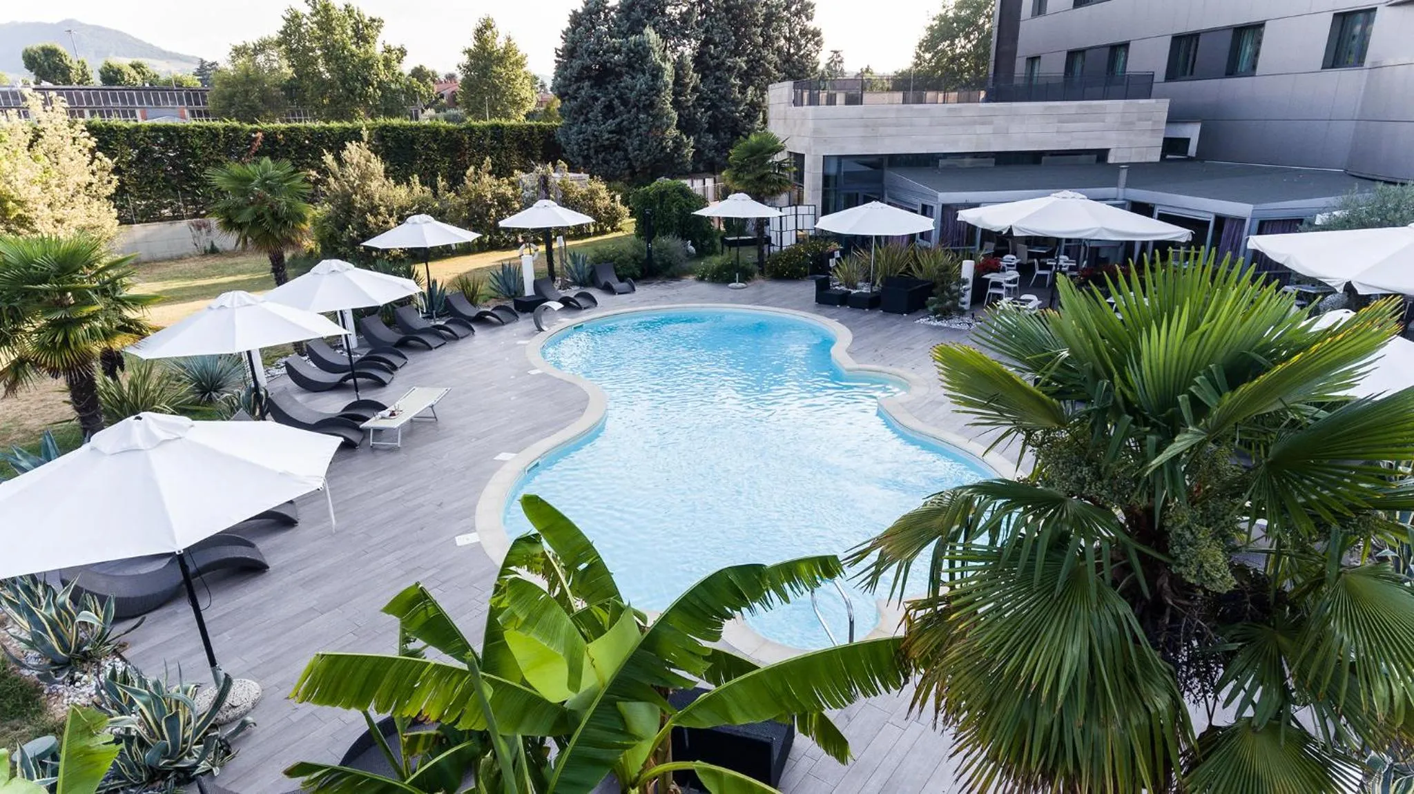 Garden view in Amatì Design Green Hotel