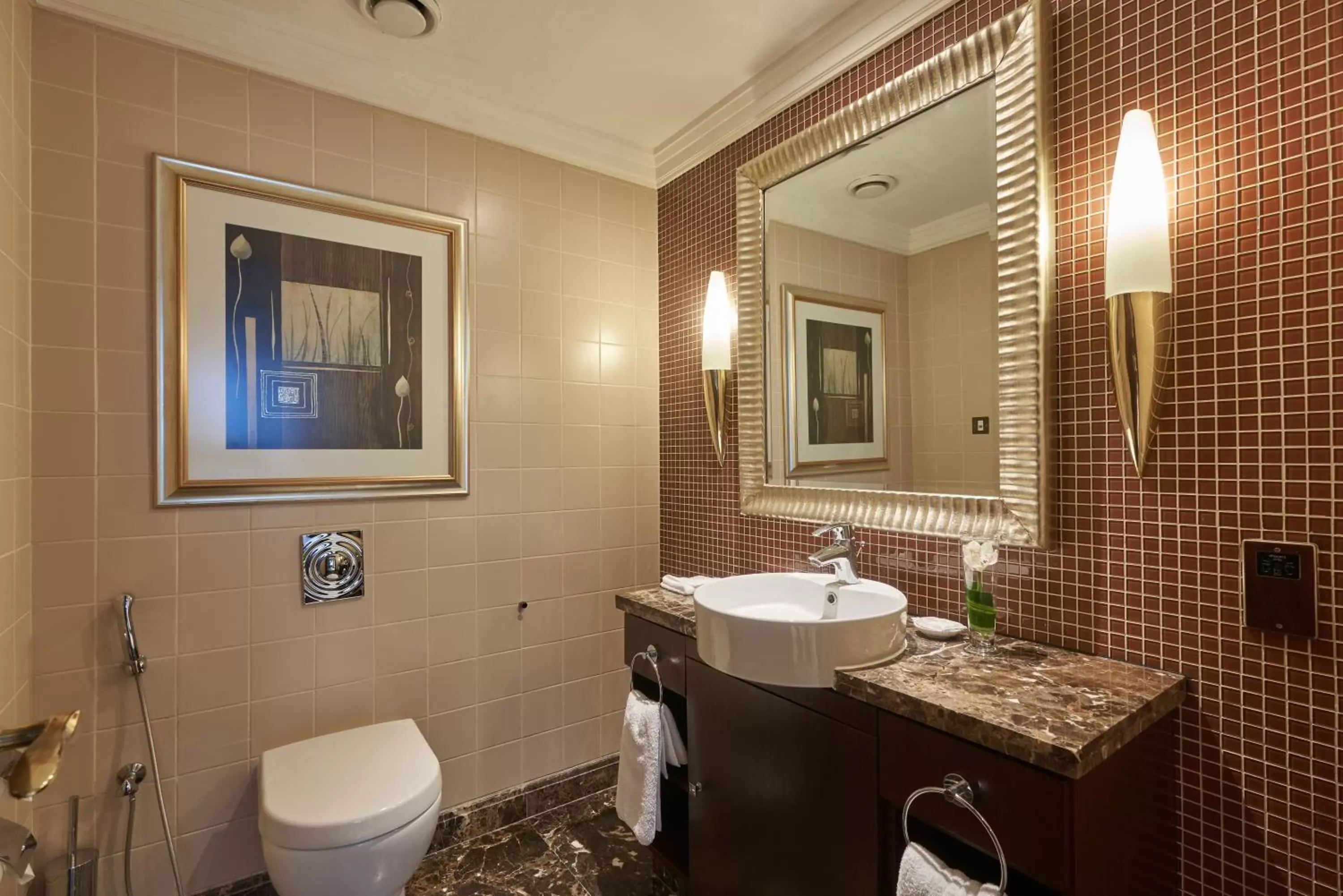 Bathroom in The Diplomat Radisson Blu Hotel Residence & Spa