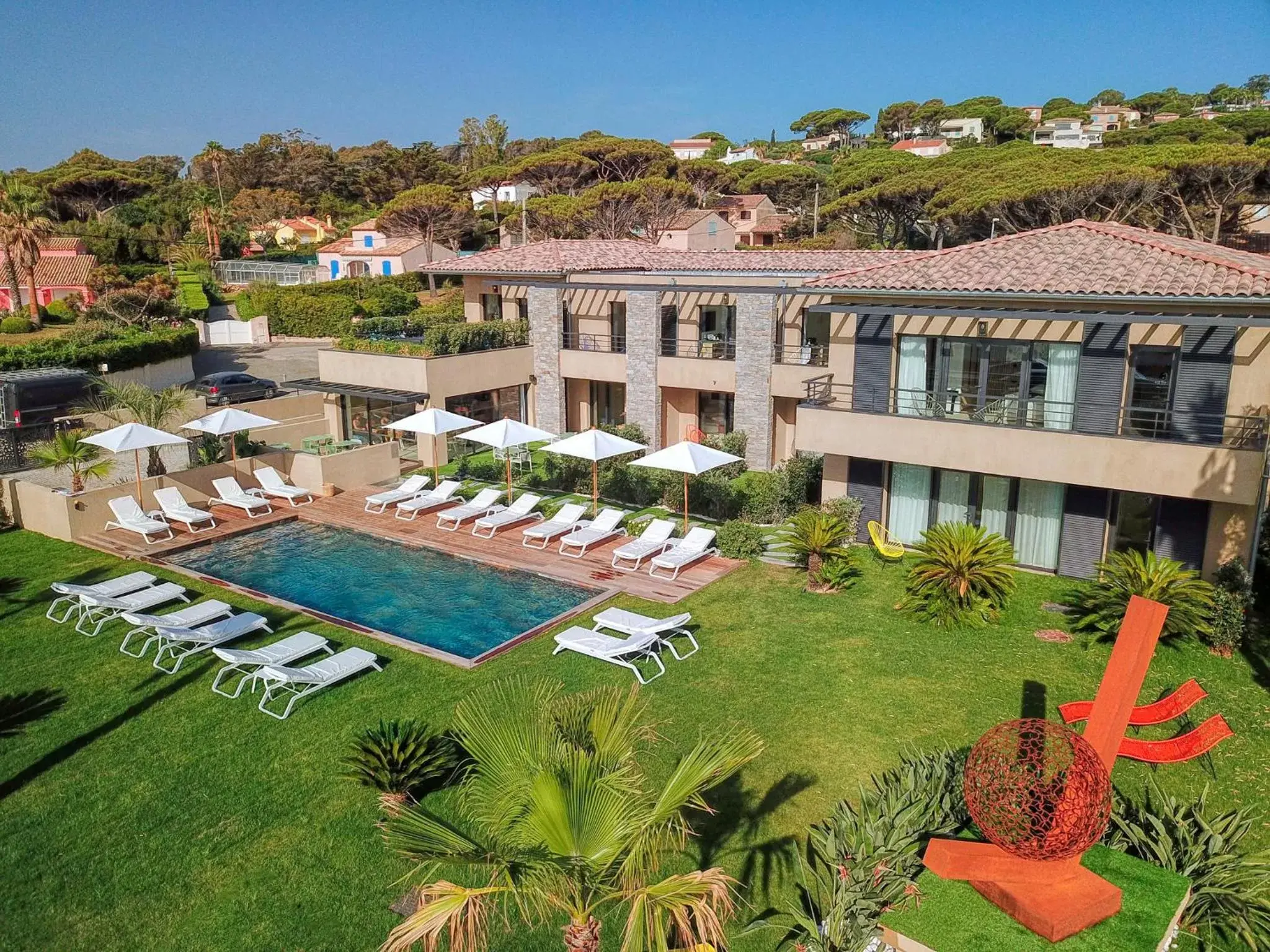 Swimming pool, Pool View in EDEN HÔTEL