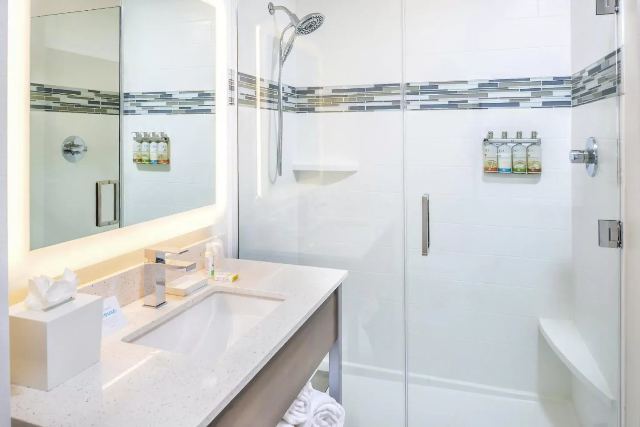 Bathroom in EVEN Hotel Eugene by IHG Bathroom in EVEN Hotel Eugene by IHG