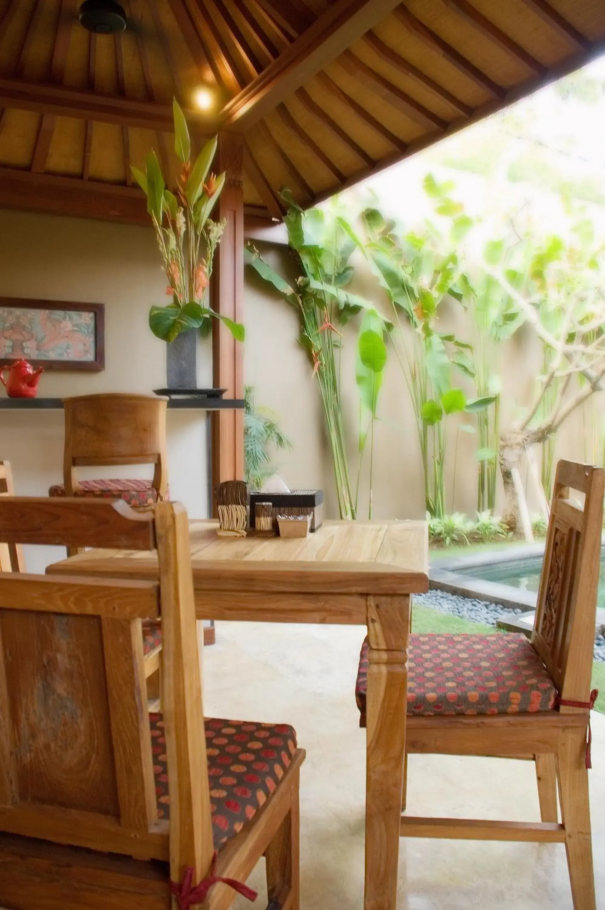 Dining area in Ajanta Villas