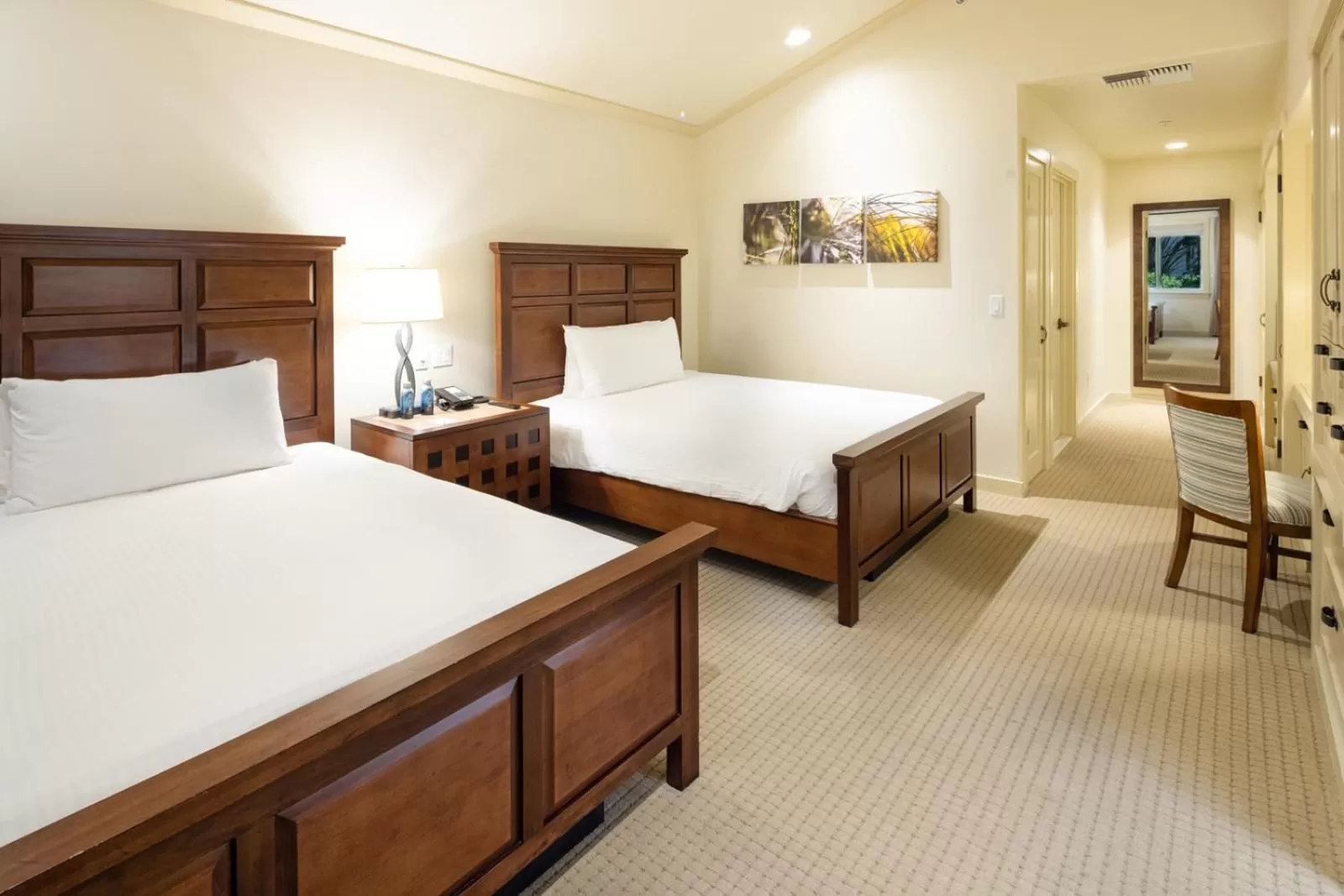 Bed in The Quail Lodge