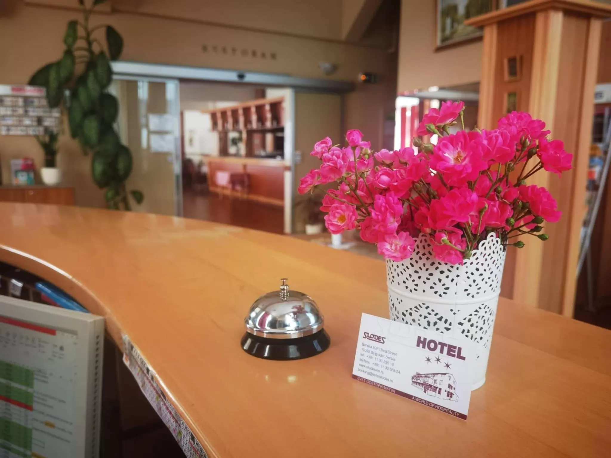 Lobby or reception in Hotel Slodes