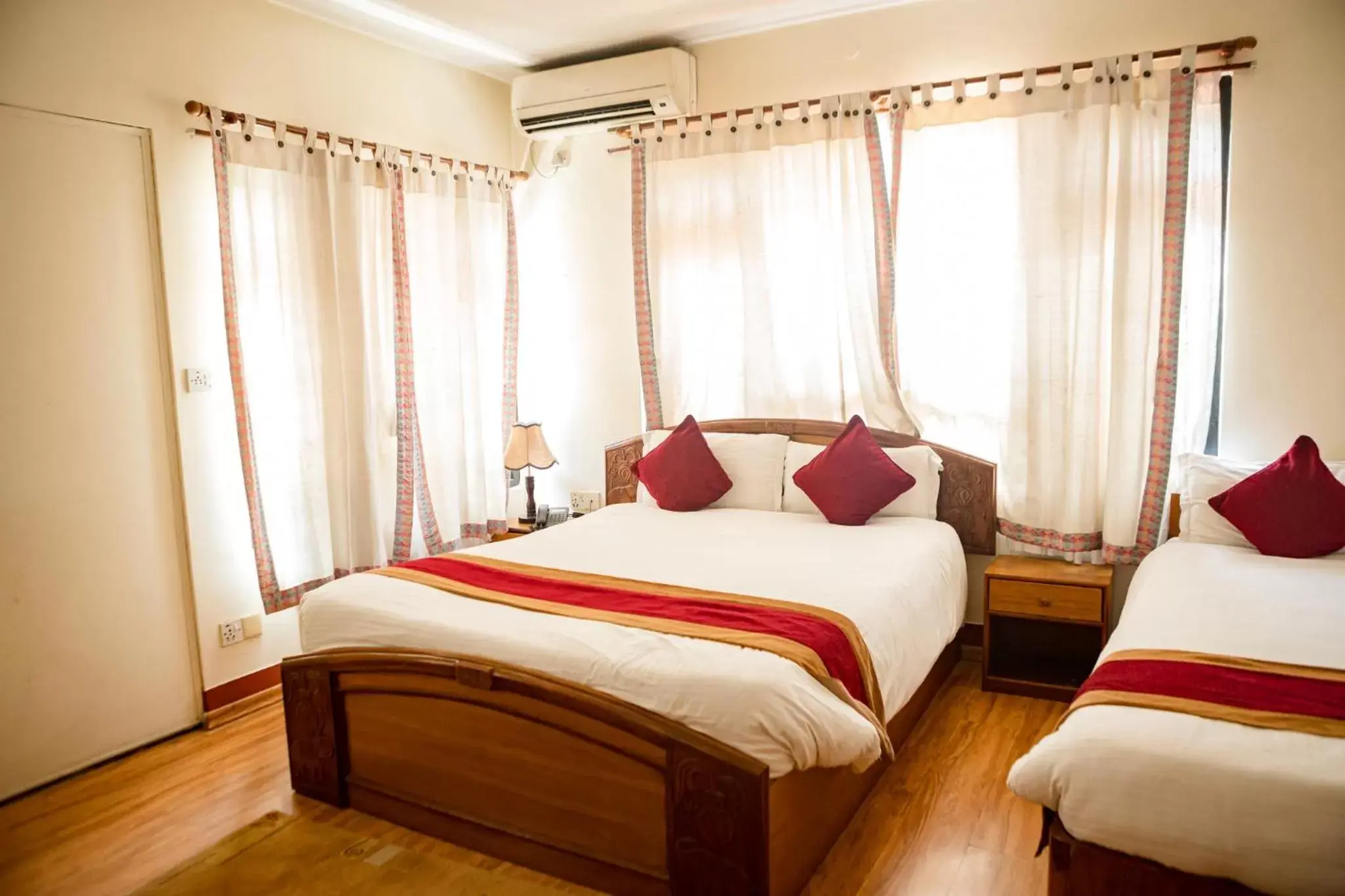 Bed in Thamel Eco Resort
