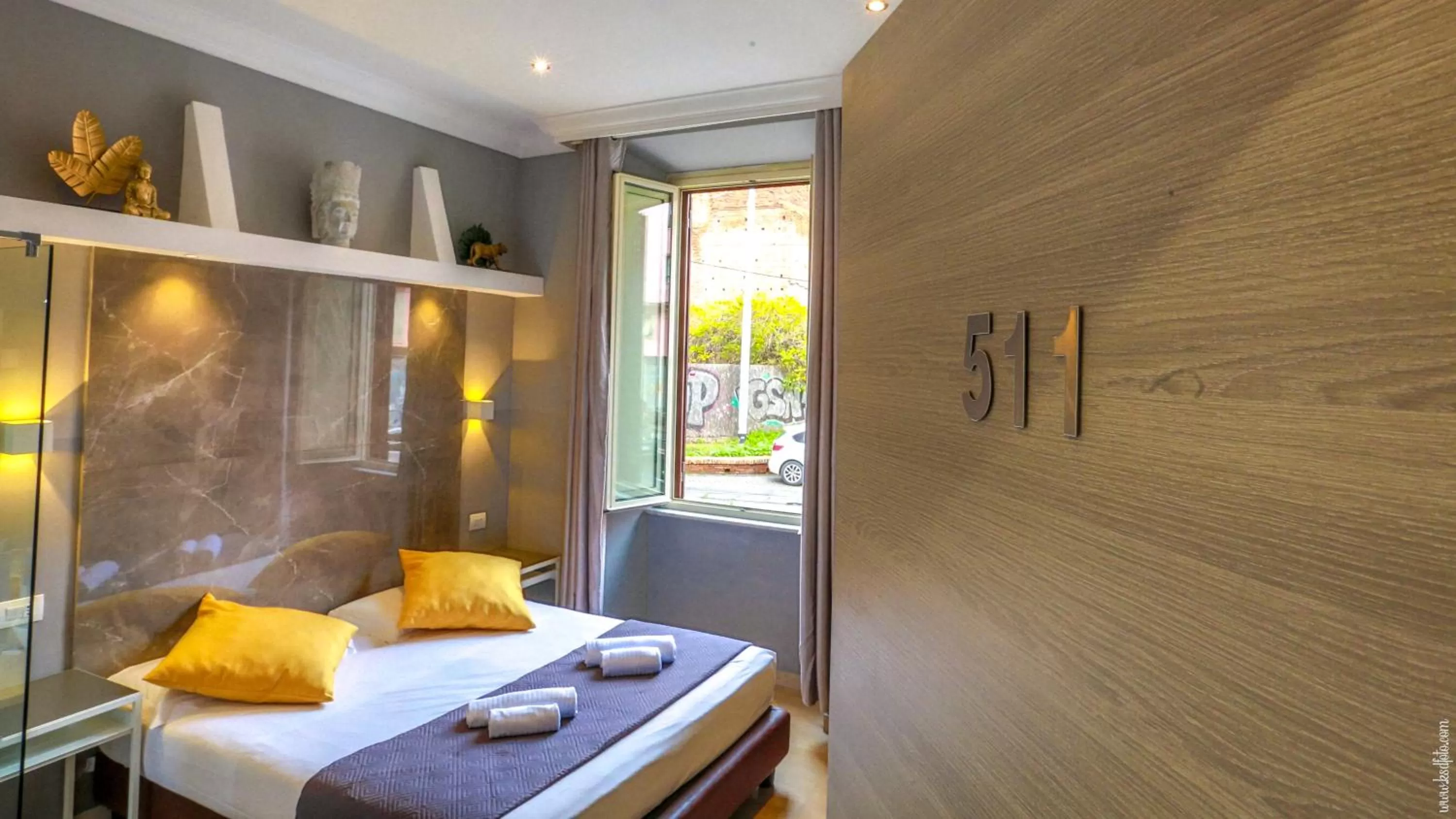 Photo of the whole room, Bed in Hotel Giolitti Smart