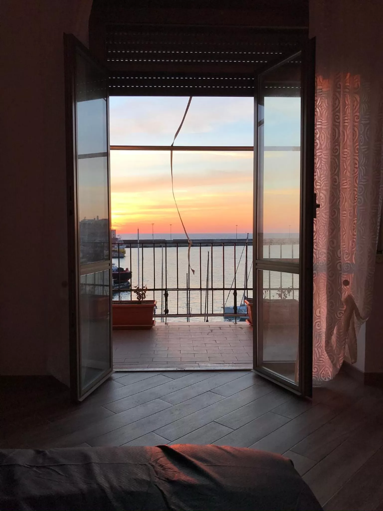 View (from property/room), Bed in B&B Il Veliero