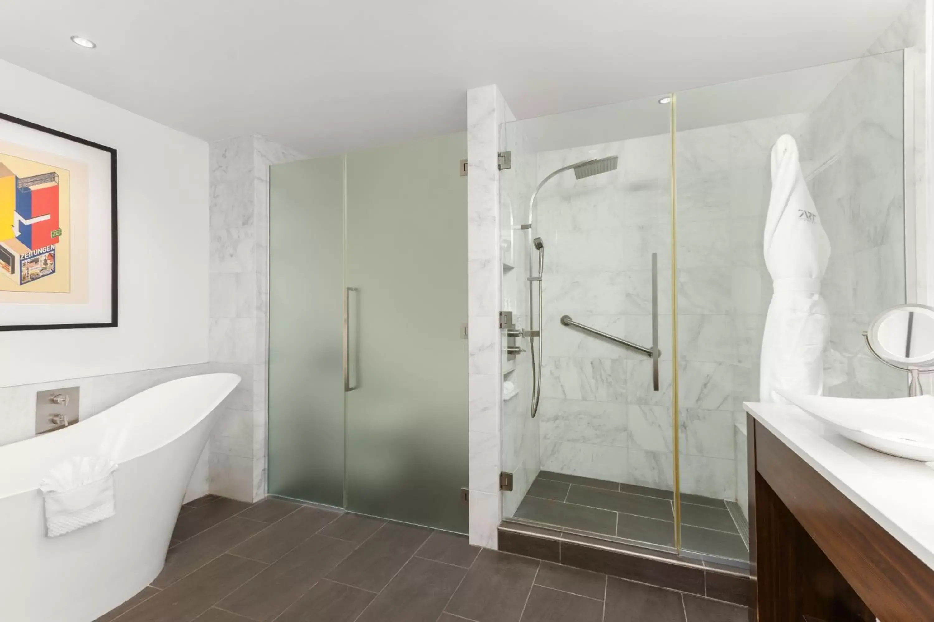 Shower, Bathroom in The Art Hotel Denver, Curio Collection by Hilton