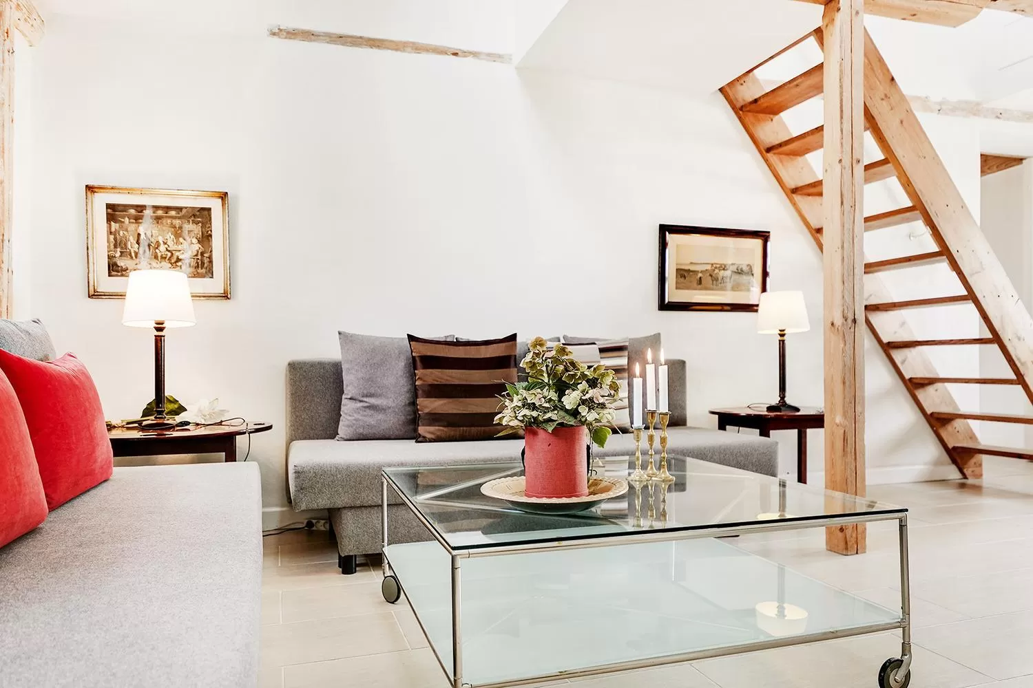 Living room in Åløkke BnB