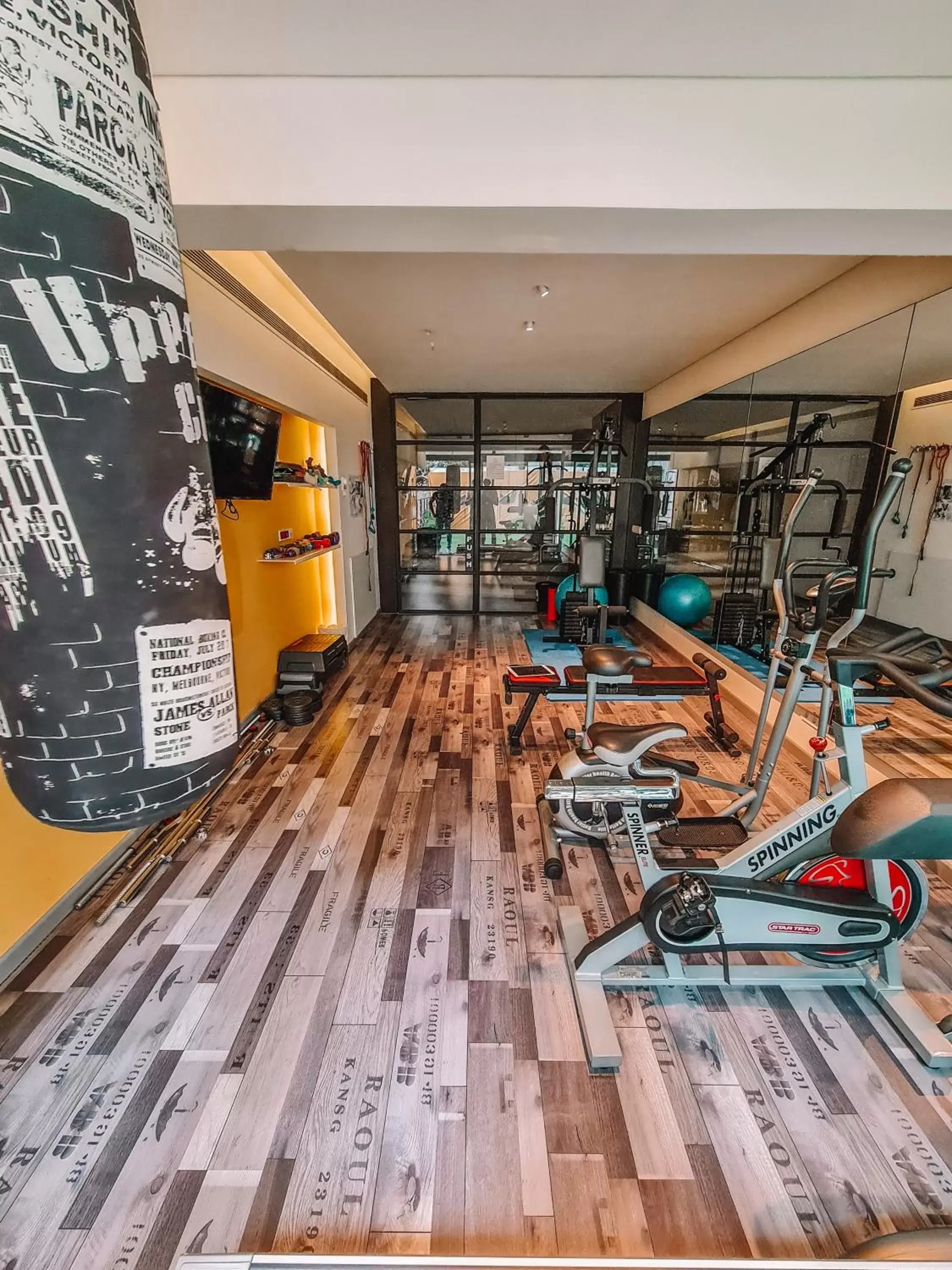 Fitness centre/facilities in Three O Nine Hotel