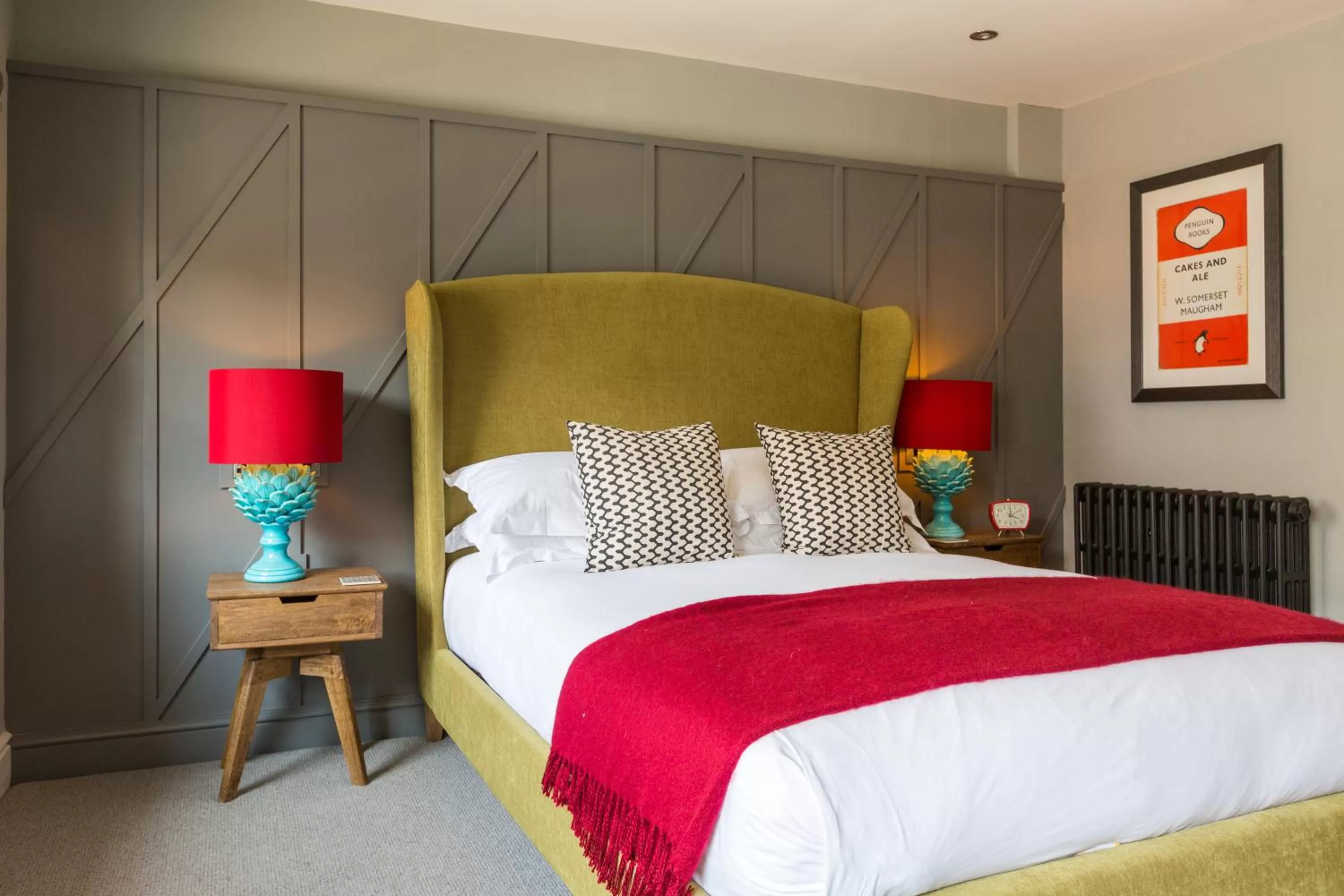 Bedroom, Bed in The Chequers Marlow