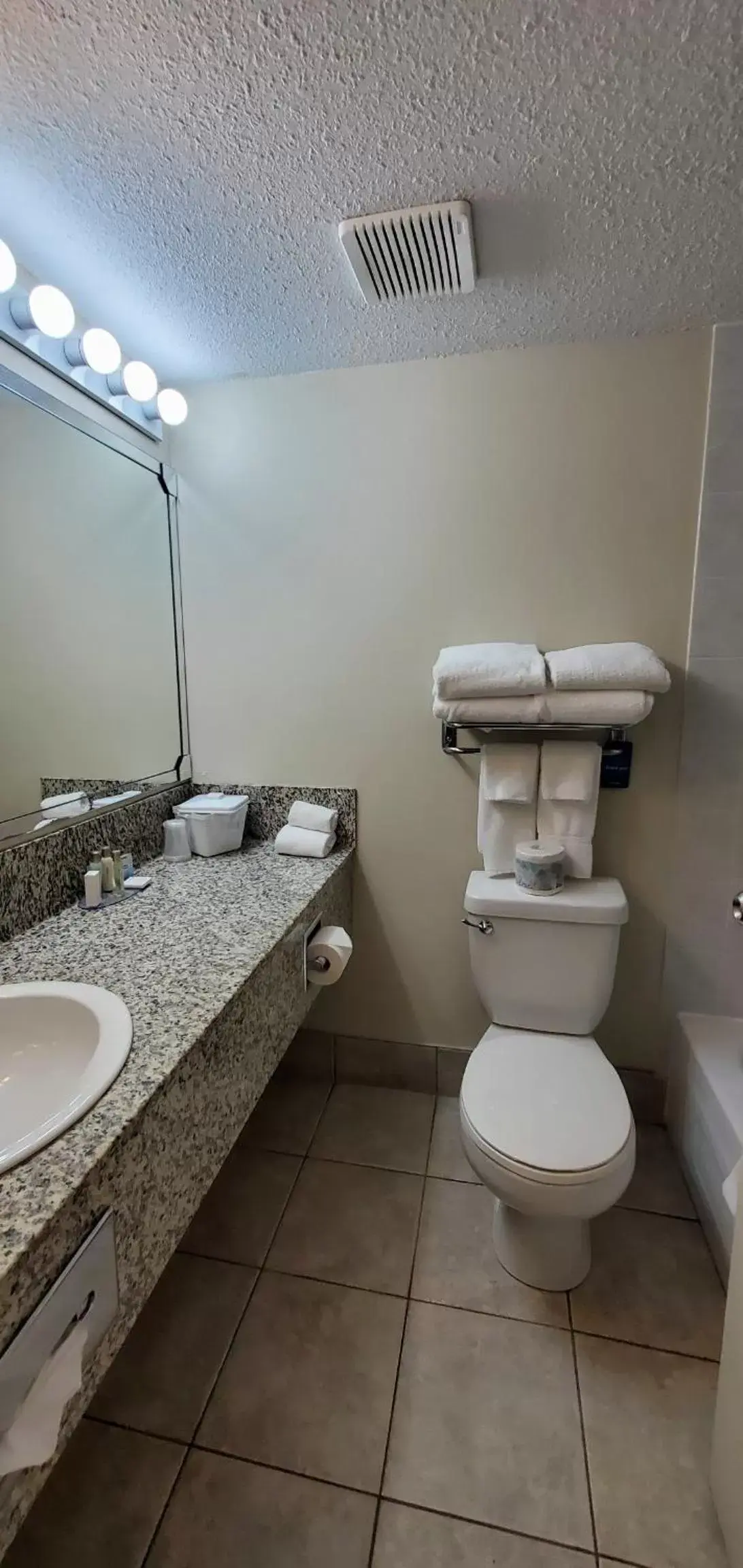 Bathroom in Travelodge by Wyndham Stony Plain