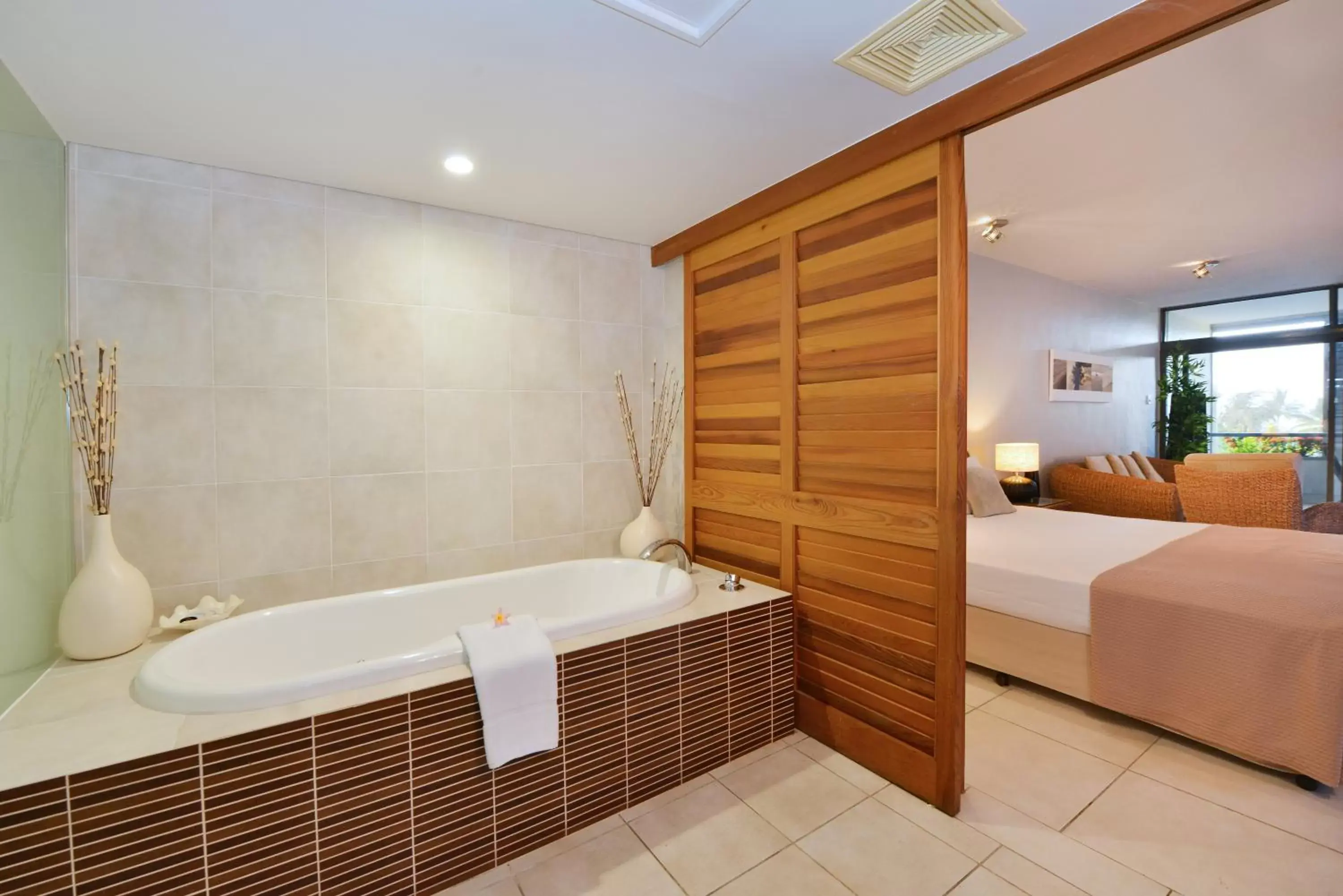 Bathroom in Club Tropical Resort with Onsite Reception & Check In