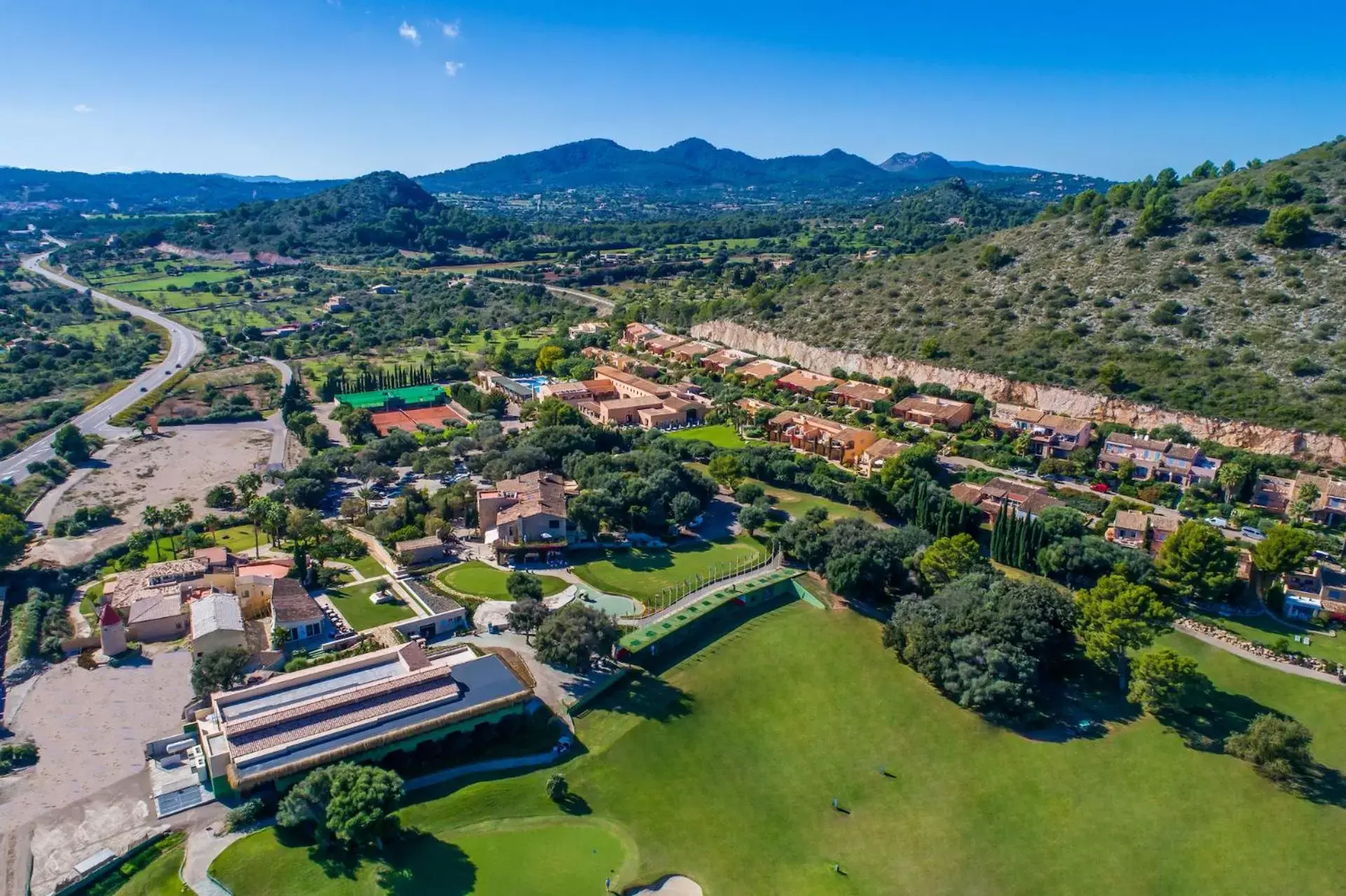 Bird's eye view, Bird's-eye View in Pula Golf Resort