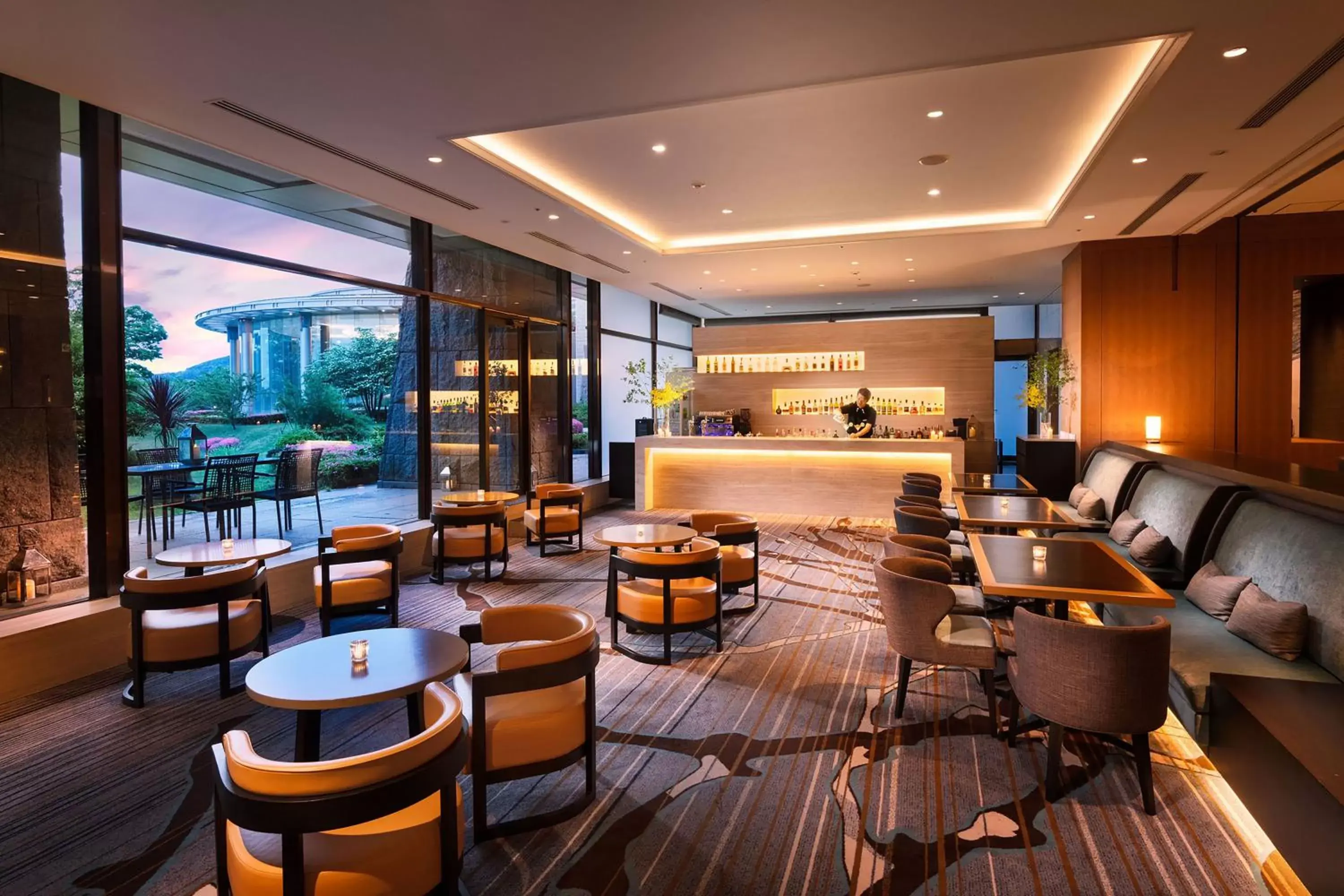 Restaurant/places to eat, Lounge/Bar in Hilton Odawara Resort & Spa