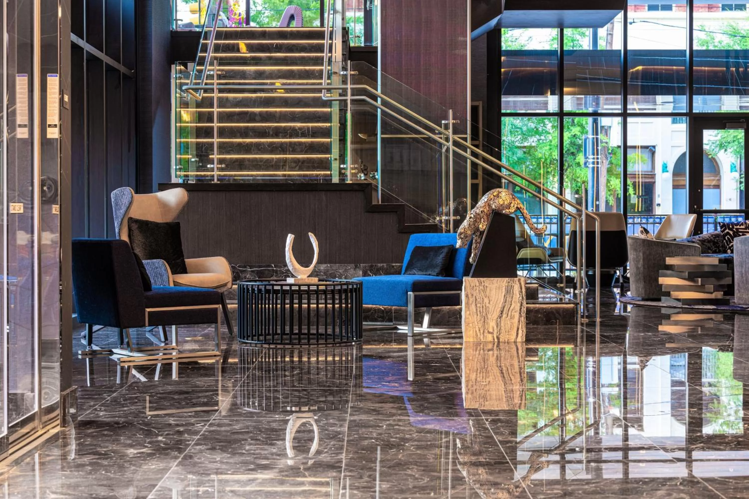 Lobby or reception in Renaissance Oklahoma City Downtown Bricktown Hotel