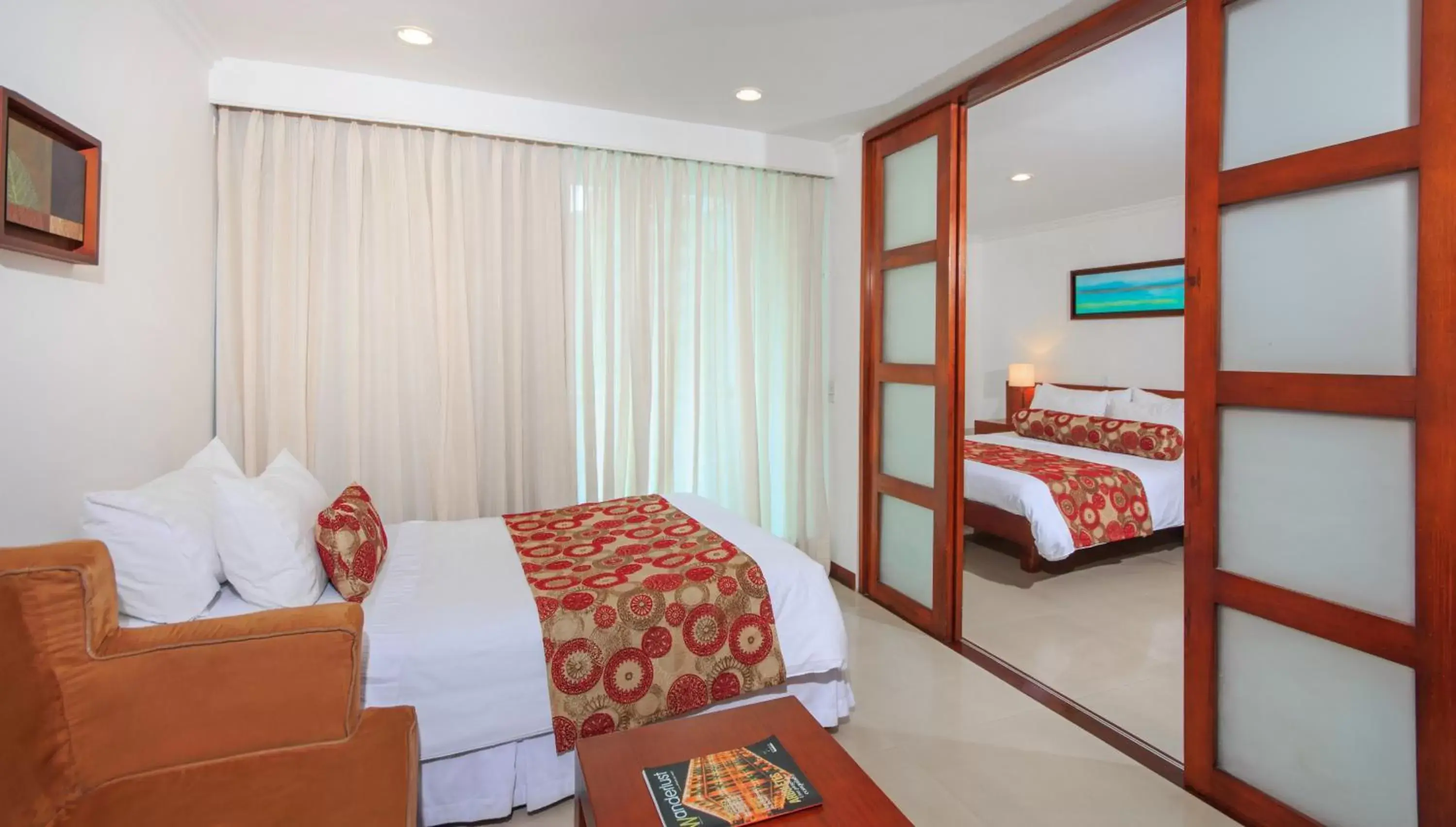 Bedroom in The Morgana Poblado Suites Hotel